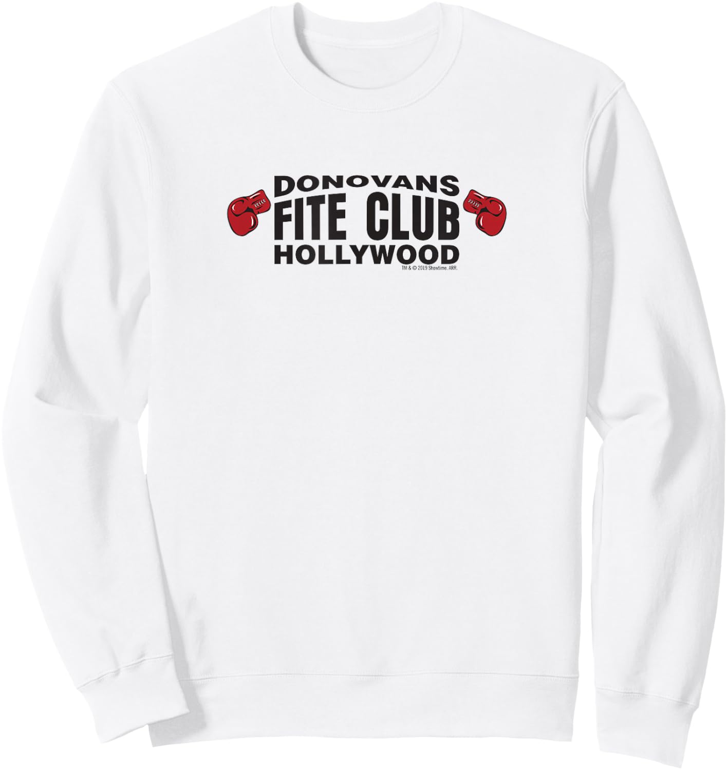 Ray Donovan Donovan's Fite Club Gloves Sweatshirt - Sweatshirt | White