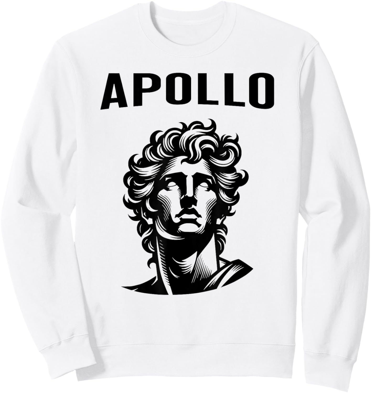 Apollo Ancient Greek God Sweatshirt - Sweatshirt | White