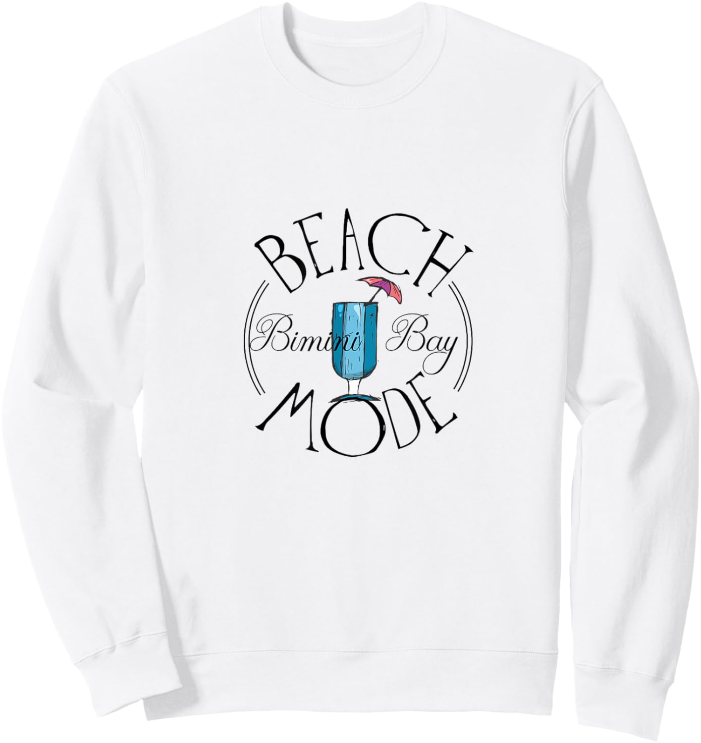 Bimini Bay Beach Mode Women Sweatshirt - Sweatshirt | White