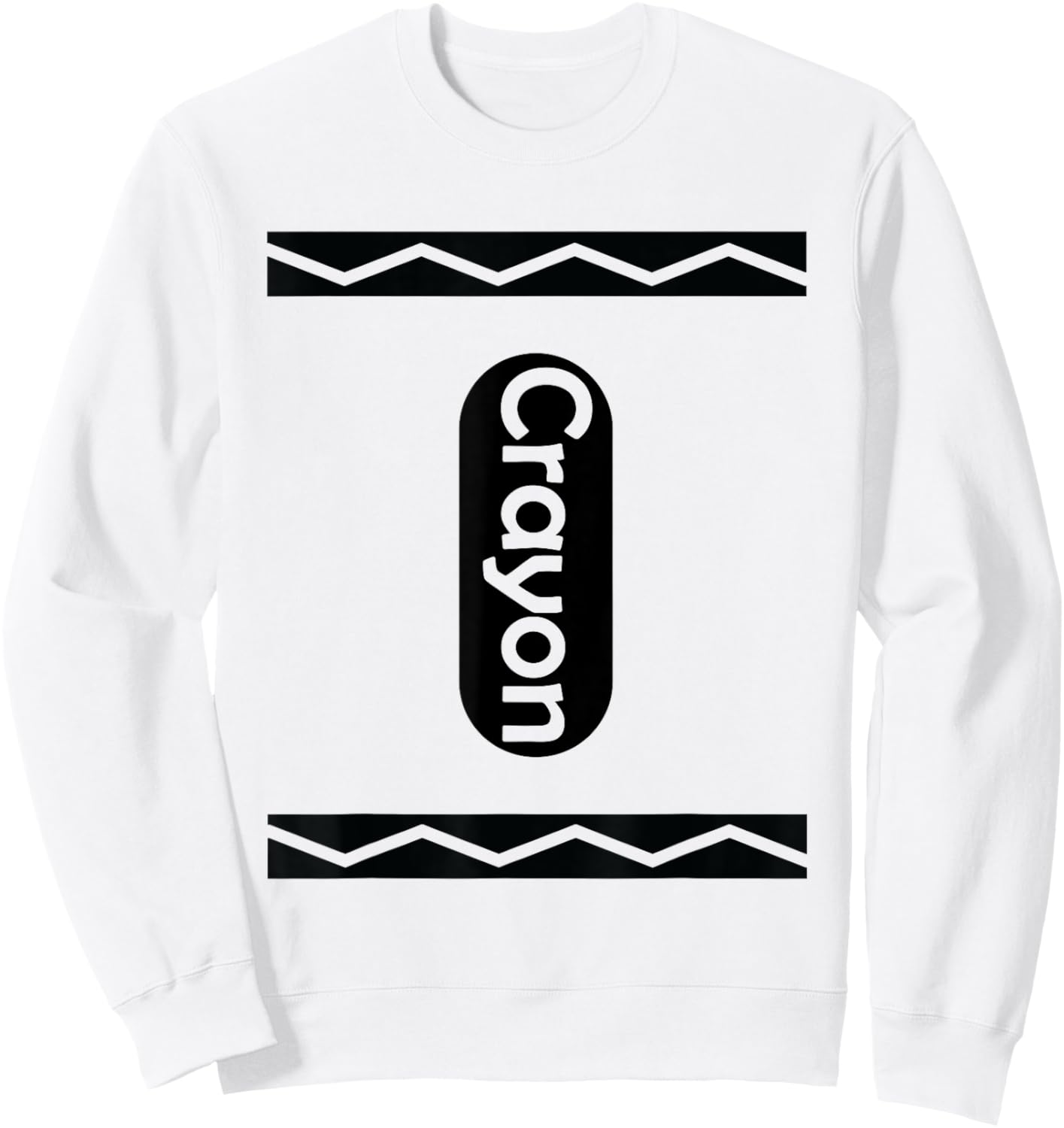Crayon Box Halloween Costume Sweatshirt - Sweatshirt | White