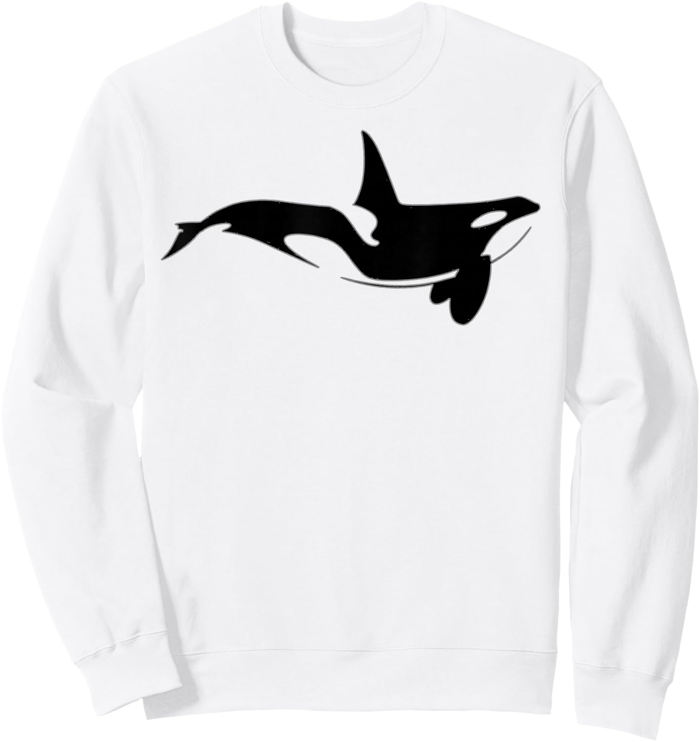 Save the Whales Ocean Orca Killer Whale Sea Conservation Sweatshirt - Sweatshirt | White