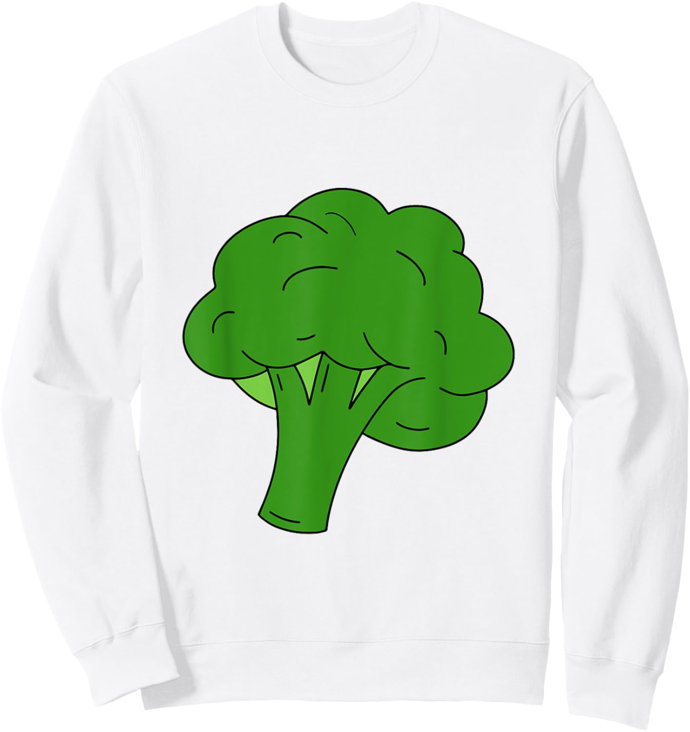 Broccoli Halloween Costume Matching Group Adult Kids Toddler Sweatshirt - Sweatshirt | White