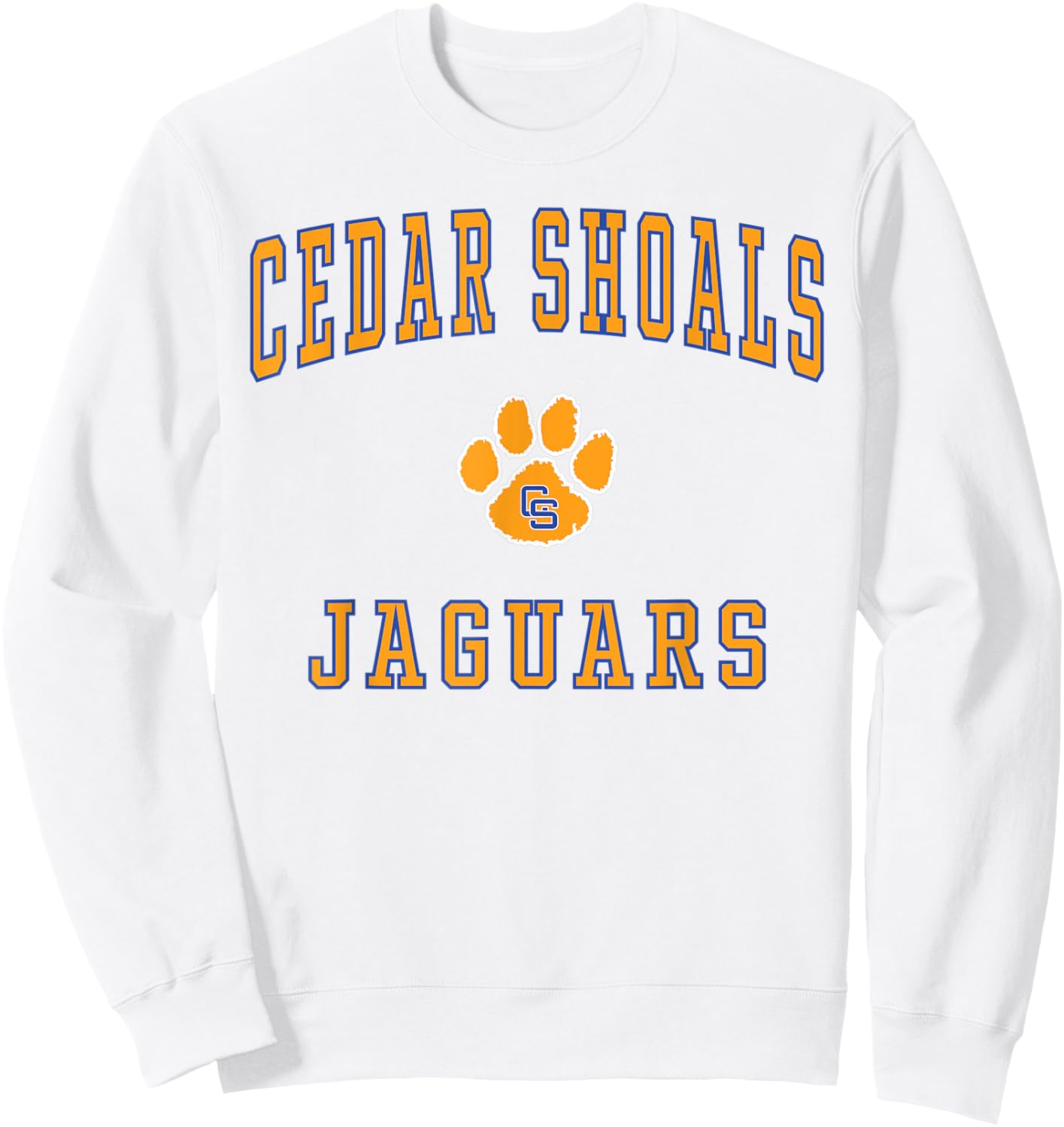 Cedar Shoals High School Jaguars Sweatshirt - Sweatshirt | White