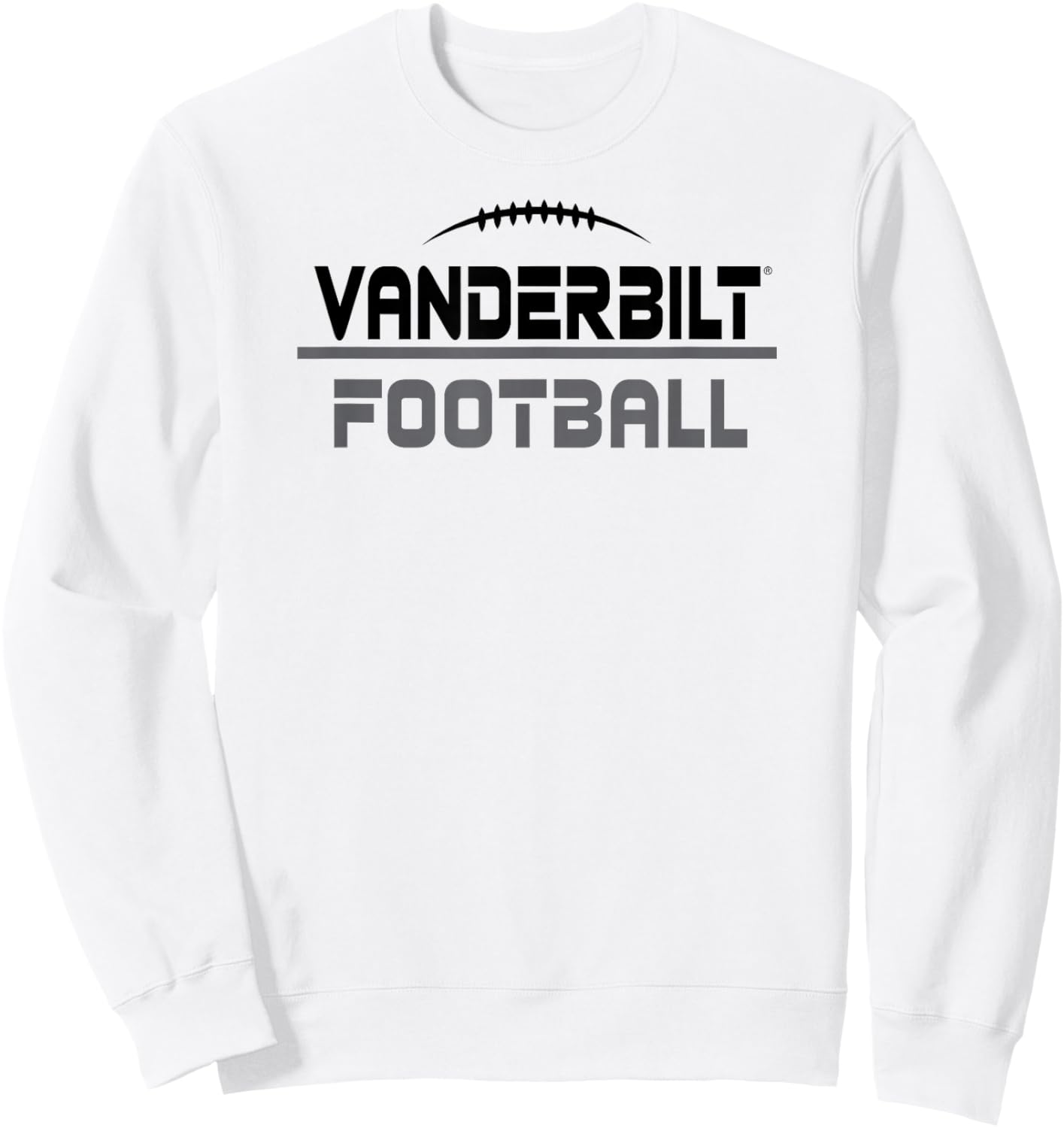 Vanderbilt Commodores Football Scramble Logo Sweatshirt - Sweatshirt | White