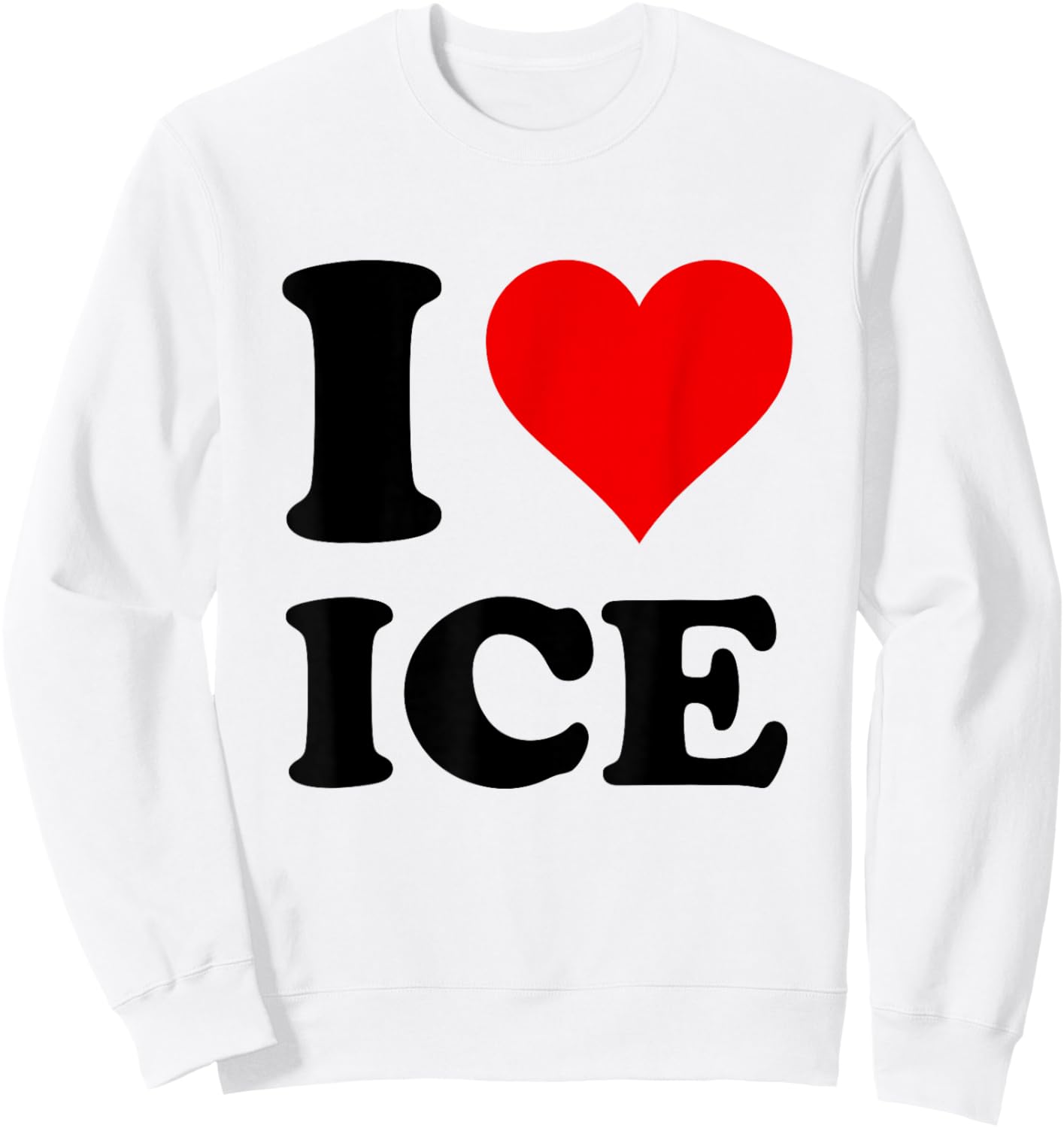 I Love Ice Sweatshirt - Sweatshirt | White