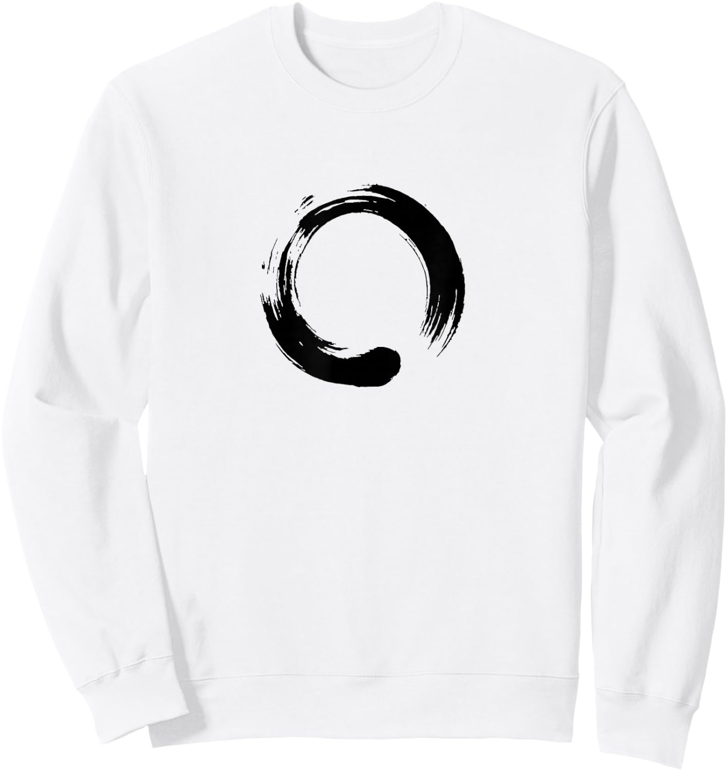 Enso, Zen, circle, symbol, Buddhism, Buddha, meditation Yoga Sweatshirt - Sweatshirt | White