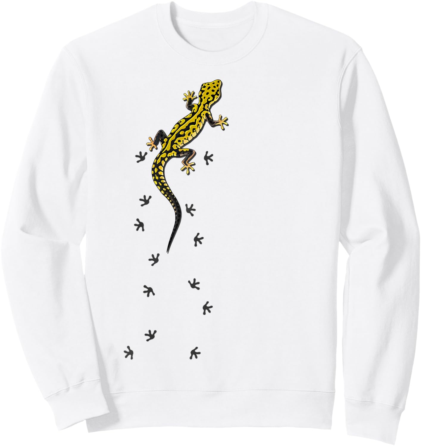 Cute Lizard Reptile Leopard Gecko Gifts Women Kid Sweatshirt - Sweatshirt | White
