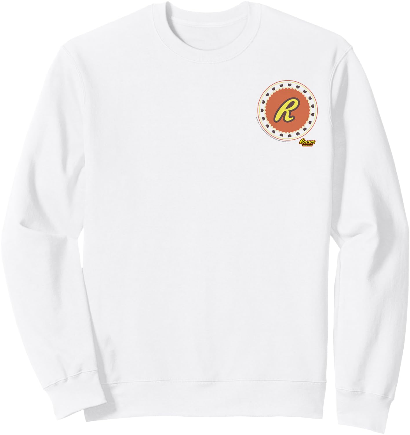Reese's Peanut Butter Cup Pocket Logo Sweatshirt - Sweatshirt | White