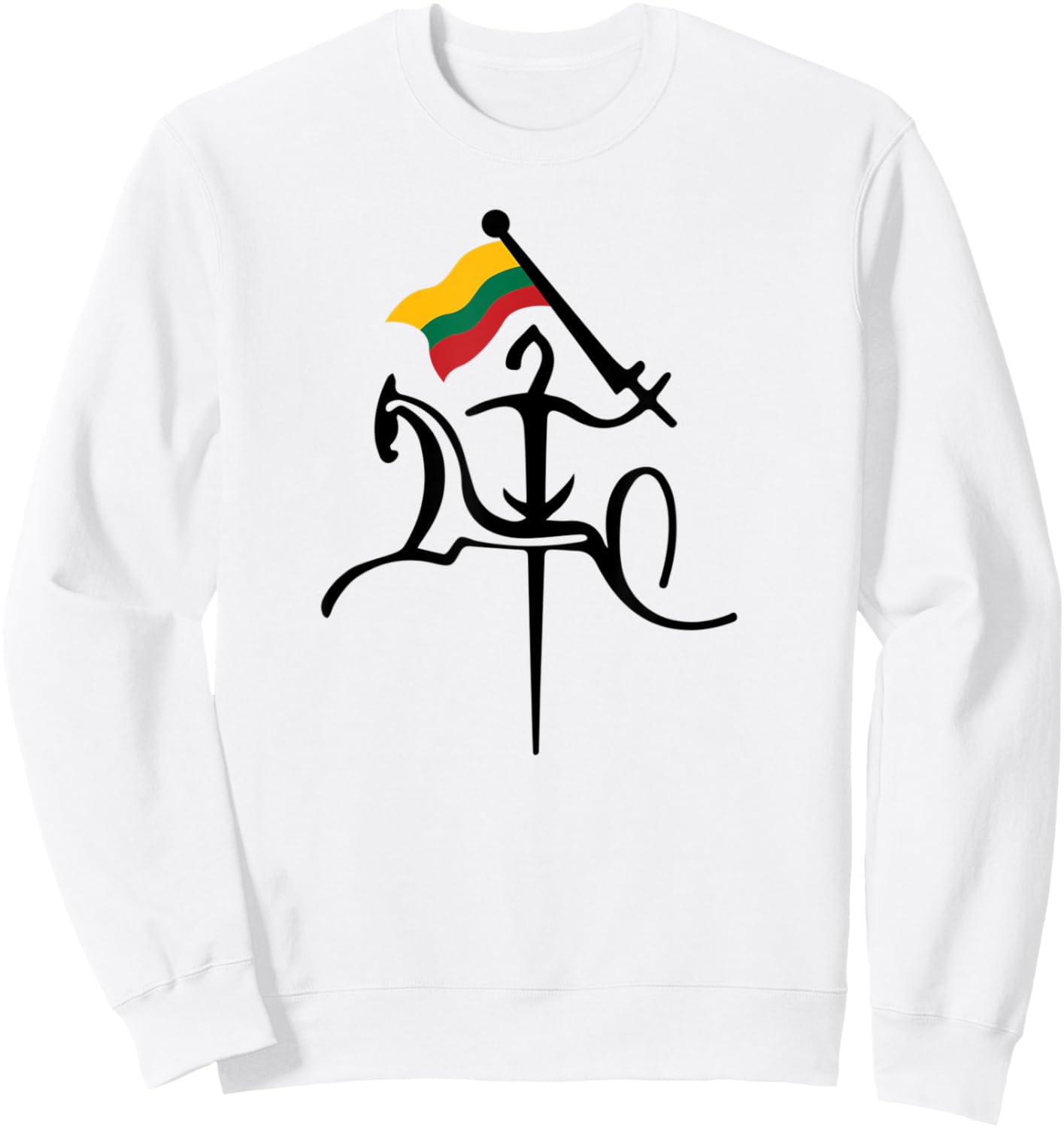 Vytis litauische Flagge – Litauen starke Bekleidung Sweatshirt - Sweatshirt | White