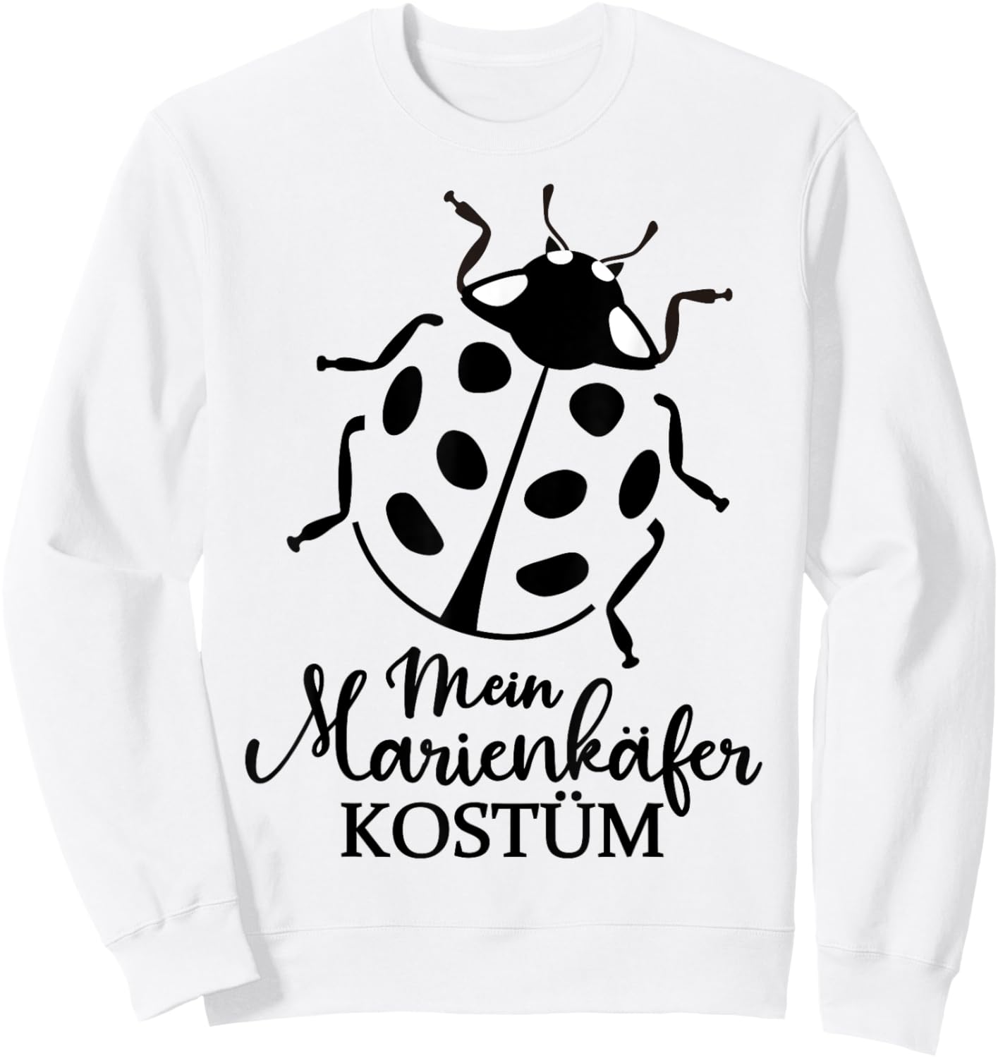 Mein Marienkäfer Kostüm Fasching Karneval Mädchen Tierkostüm Sweatshirt - Sweatshirt | White