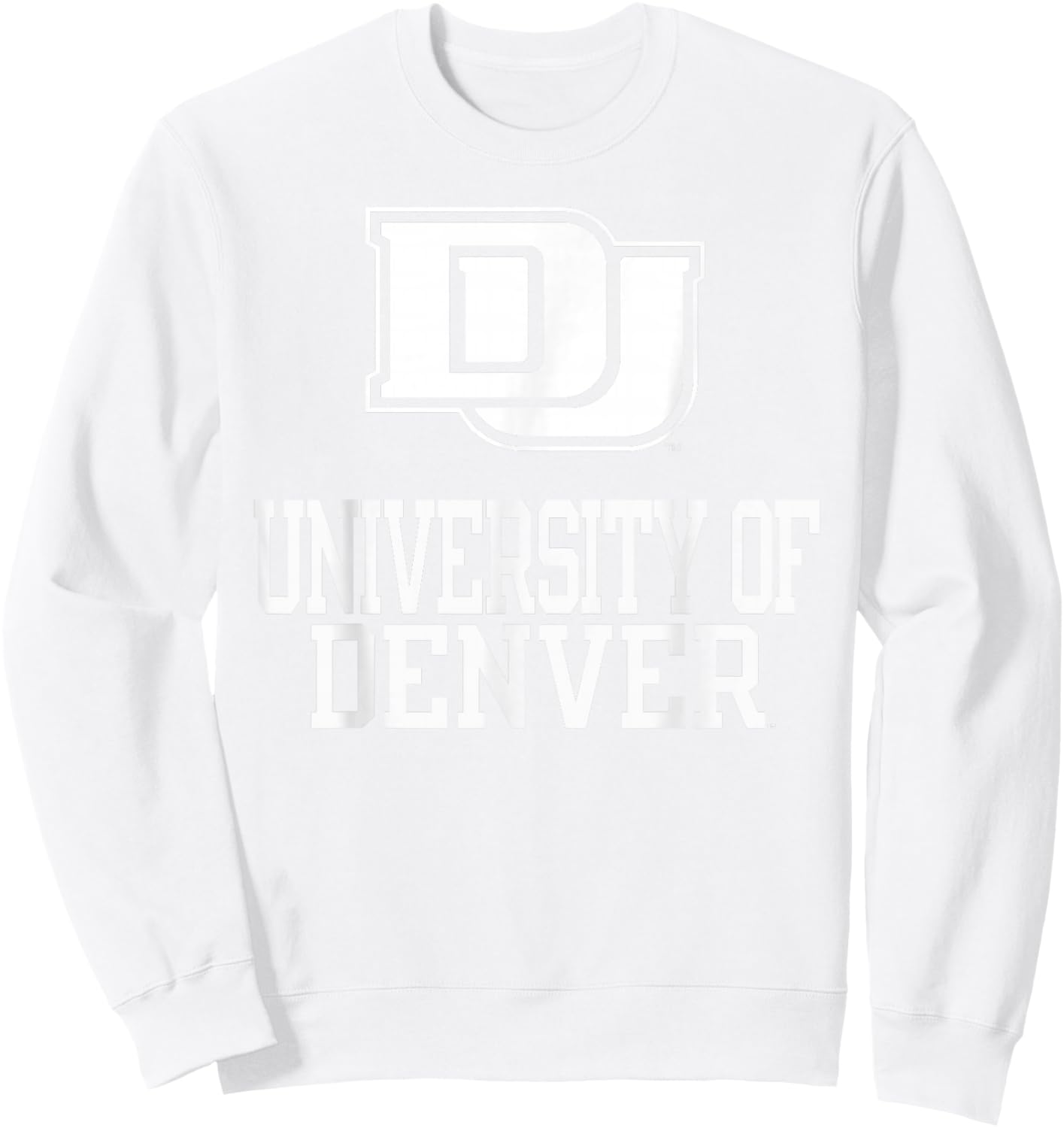Denver Pioneers Sportsmanship Red Officially Licensed Sweatshirt - Sweatshirt | White