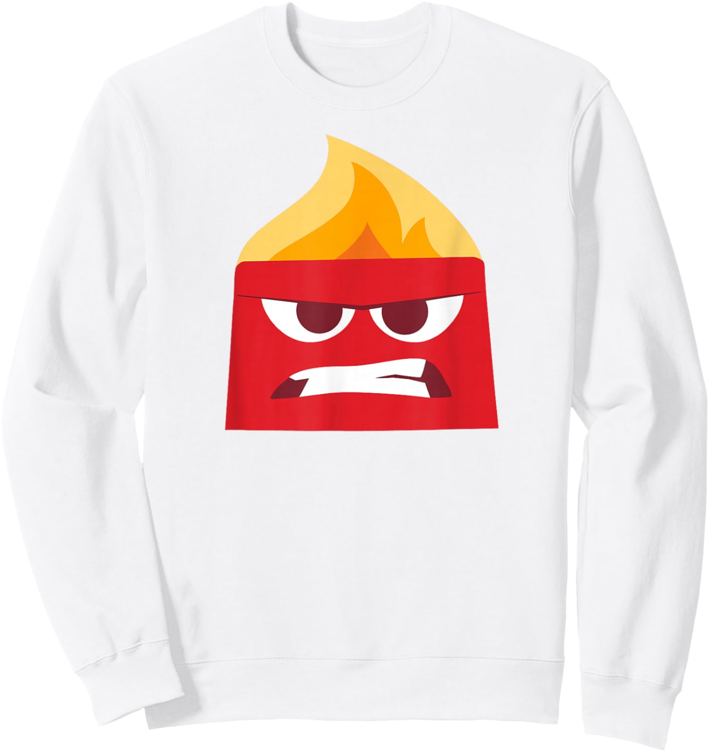 Disney and Pixar’s Inside Out Anger Red Sweatshirt - Sweatshirt | White
