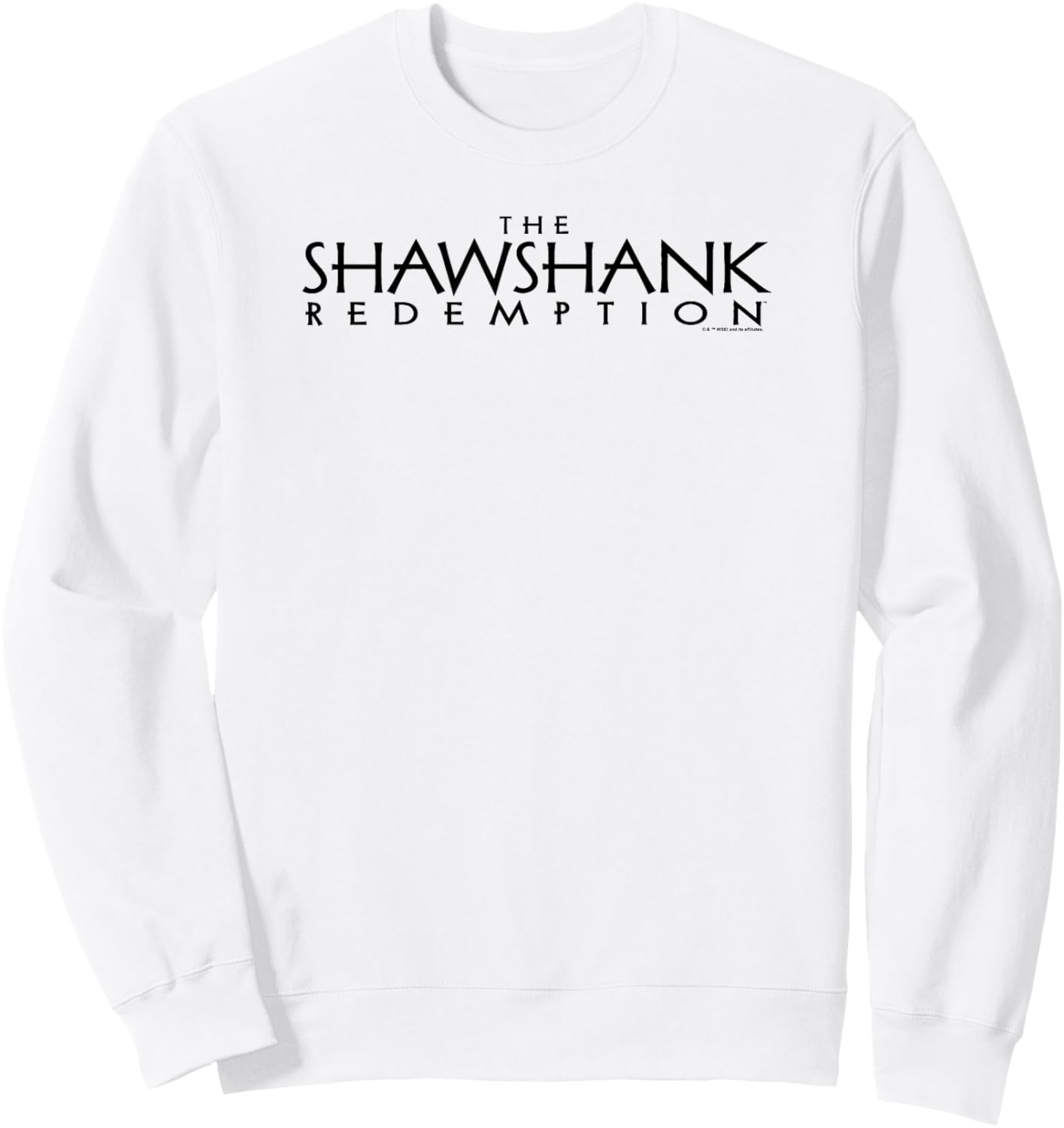 WB100 The Shawshank Redemption Vintage Movie Logo Sweatshirt - Sweatshirt | White