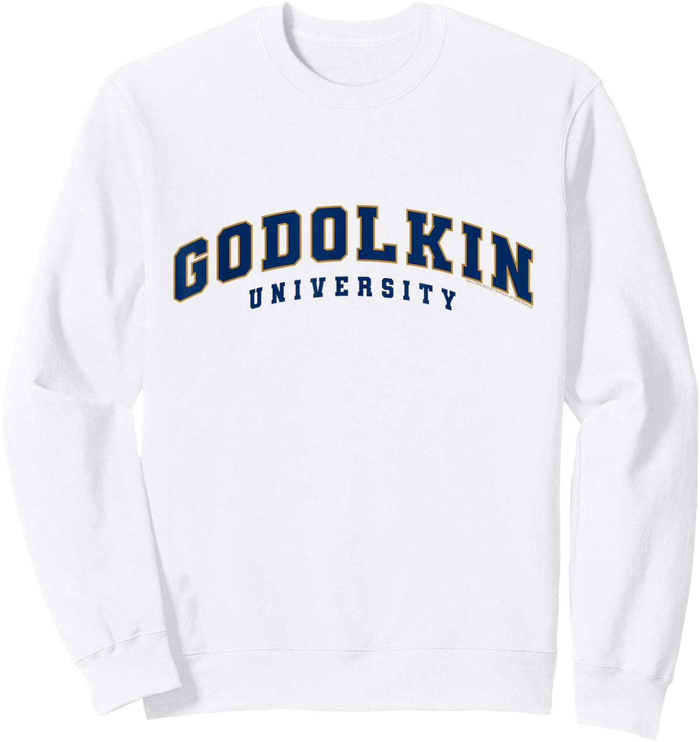 Gen V Godolkin University Logo from the world of The Boys Sweatshirt - Sweatshirt | White
