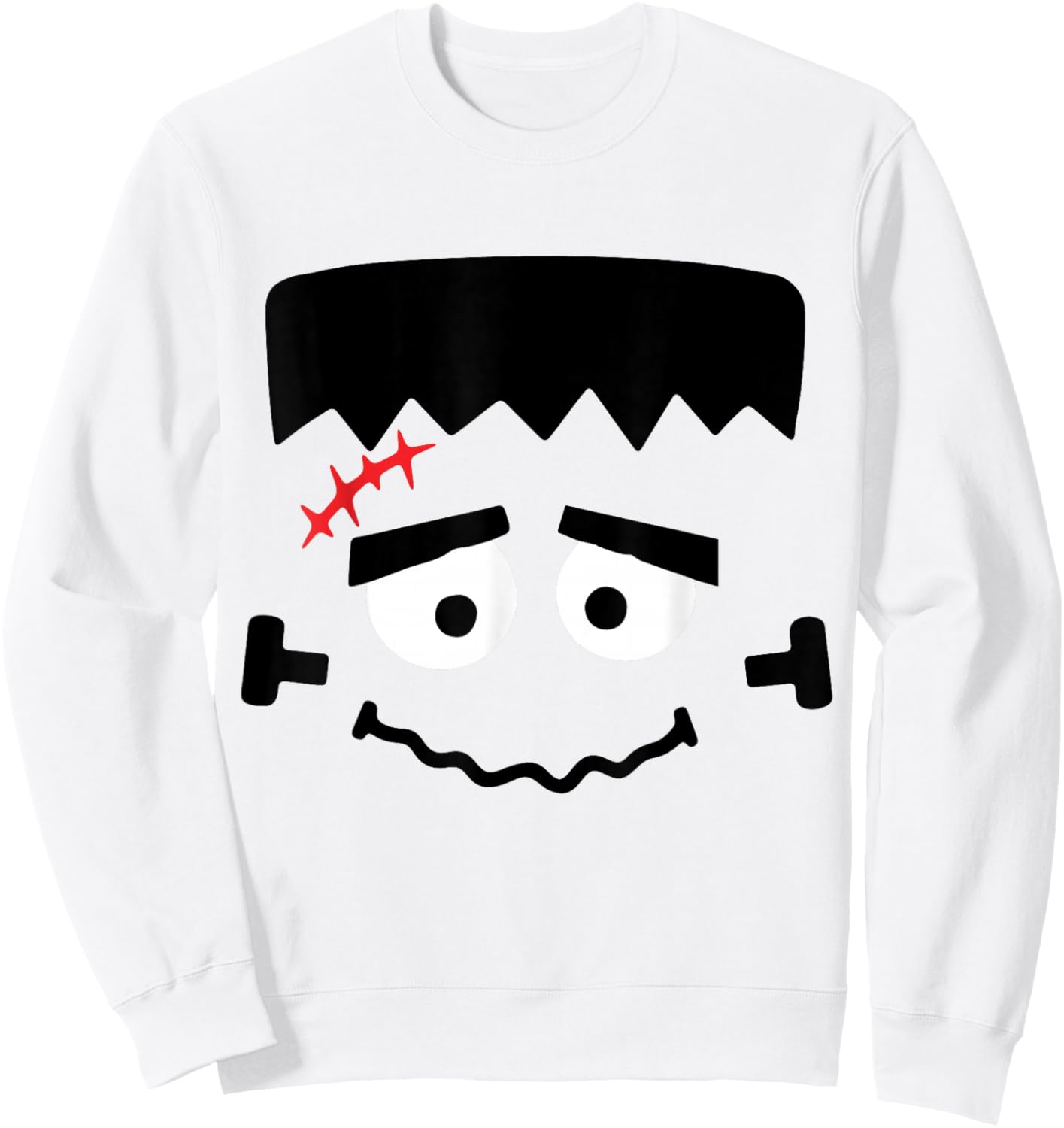 Frankenstein Monster Halloween Costume Sweatshirt - Sweatshirt | White