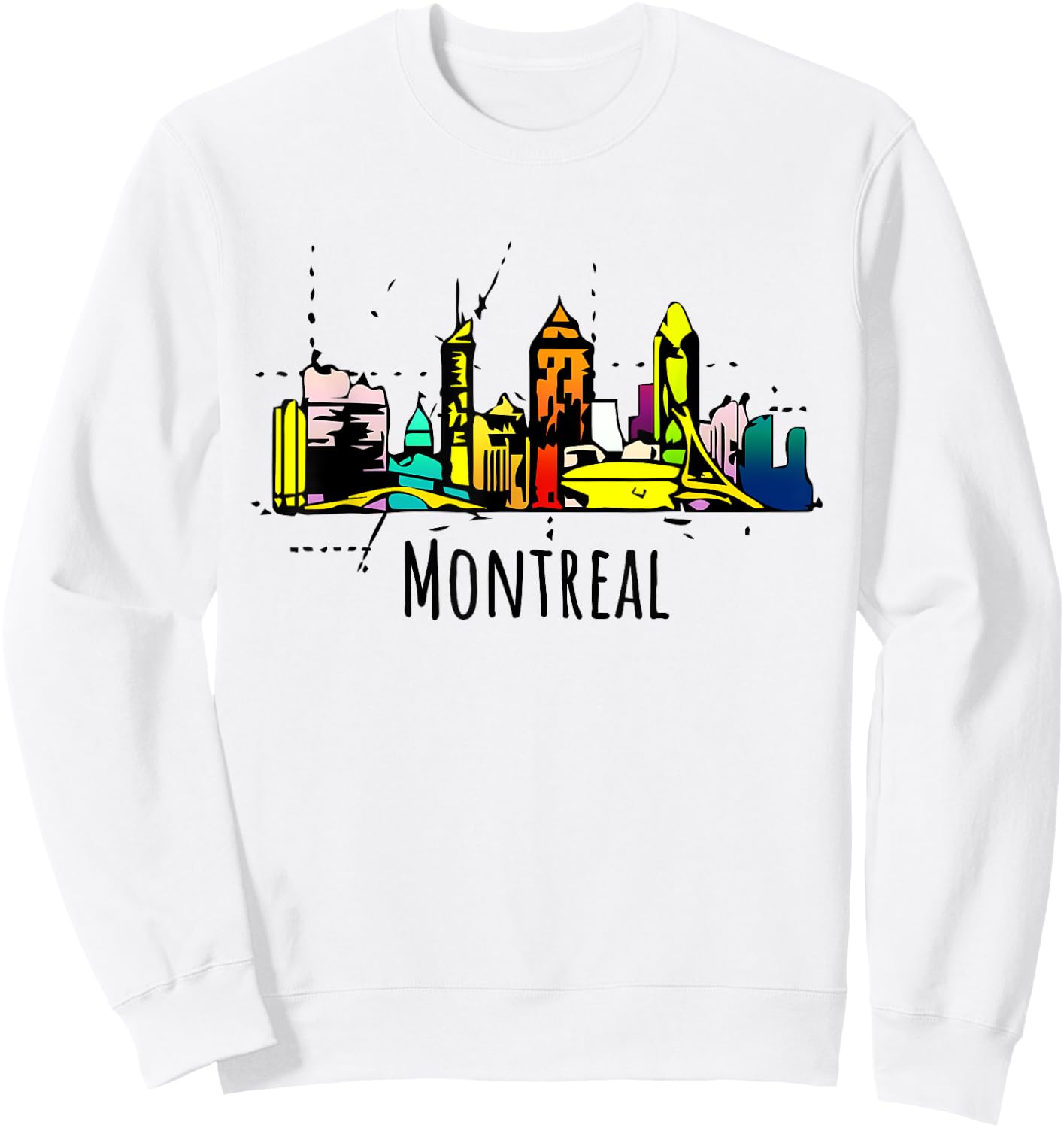 Montreal Shirt Souvenir Quebec Canada Gift Sweatshirt - Sweatshirt | White