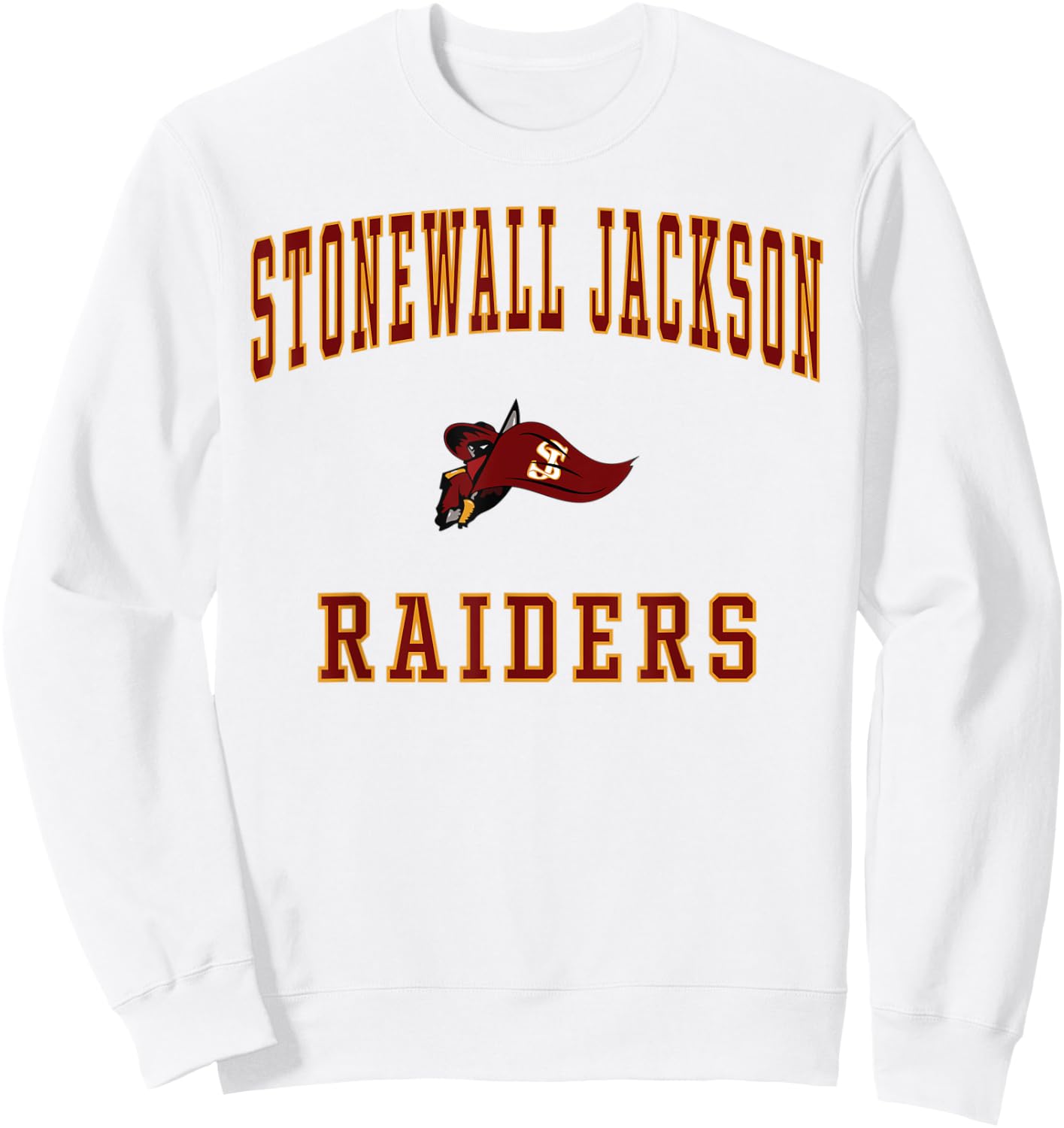 Stonewall Jackson High School Raiders Sweatshirt - Sweatshirt | White