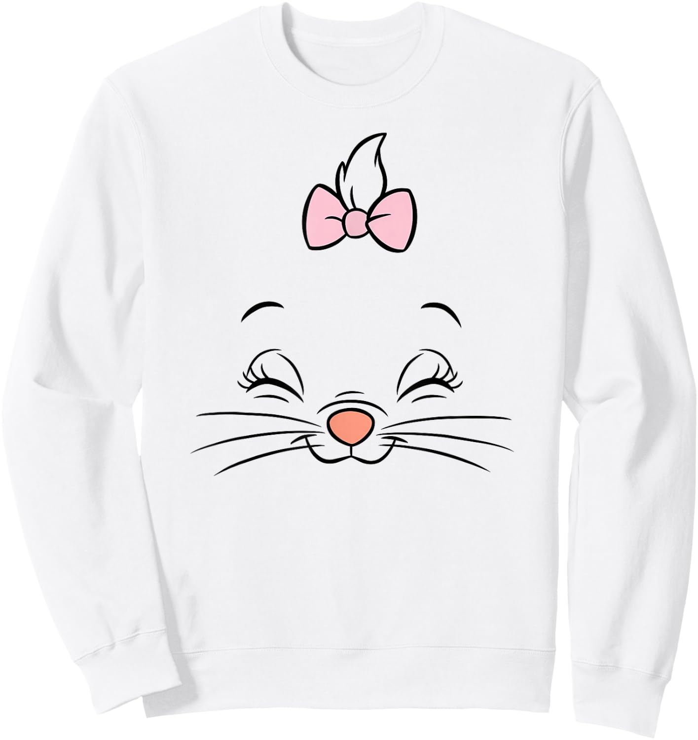 Disney - The Aristocat Marie Face Sweatshirt - Sweatshirt | White