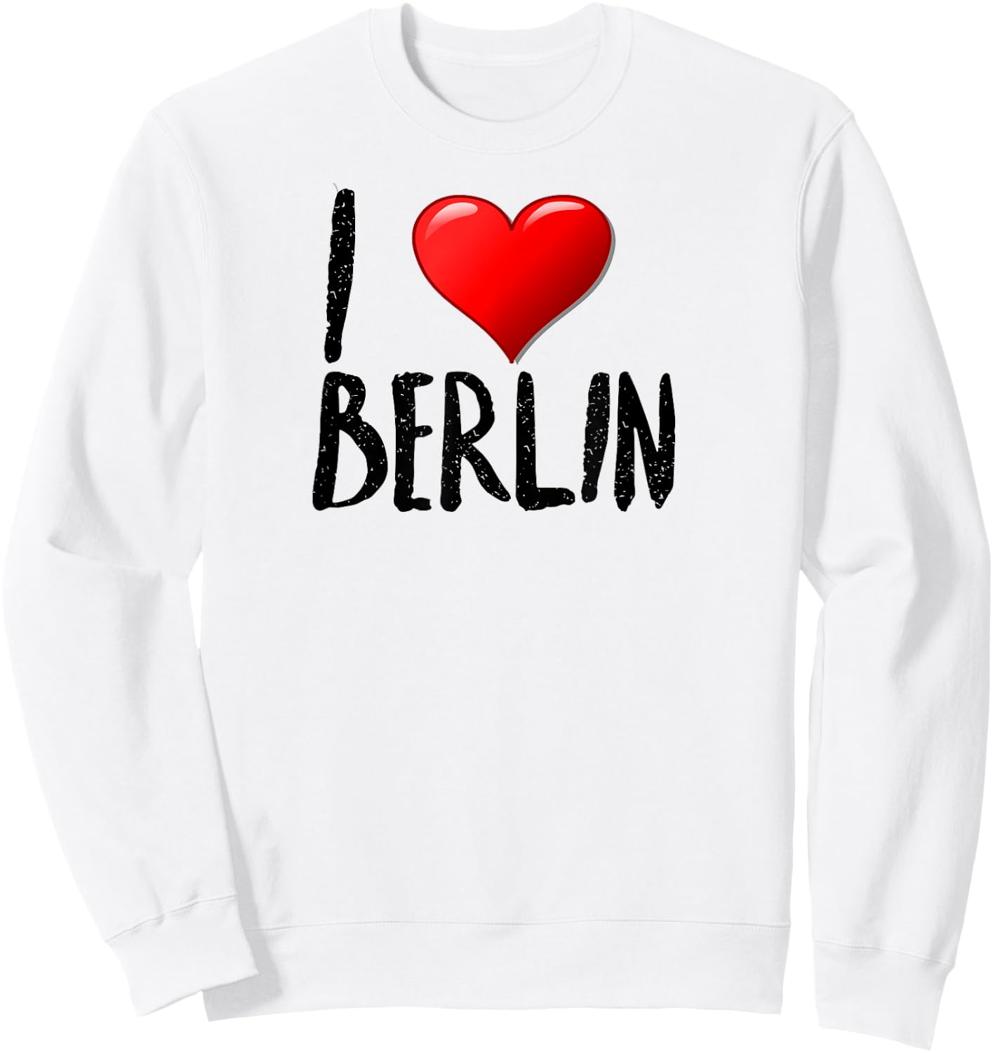 I Love Berlin - - Traveler - Souvenir Sweatshirt - Sweatshirt | White