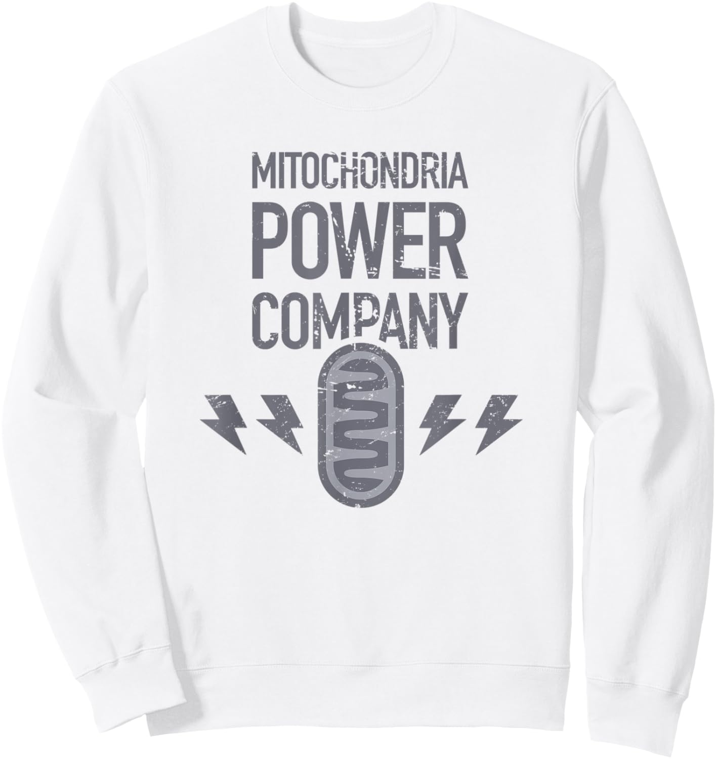 Mitochondria Biology Teacher / Animal Cell Mitochondria Men Women Kids Sweatshirt - Sweatshirt | White