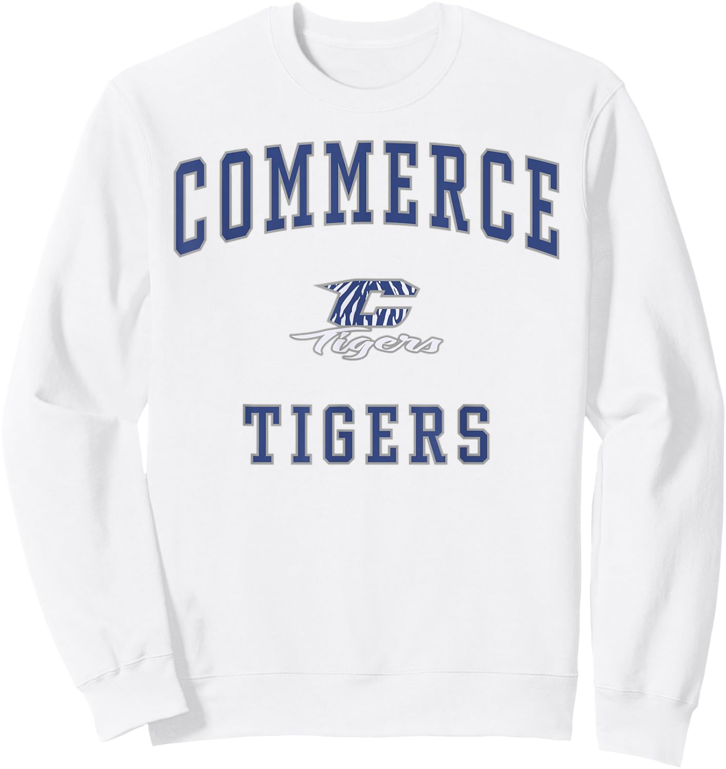 Commerce High School Tigers Sweatshirt - Sweatshirt | White