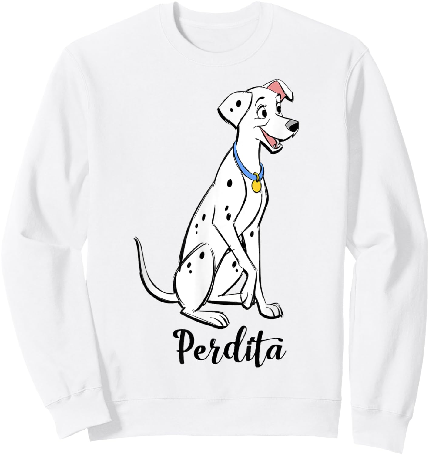Disney 101 Dalmatians Perdita Portrait Sweatshirt - Sweatshirt | White