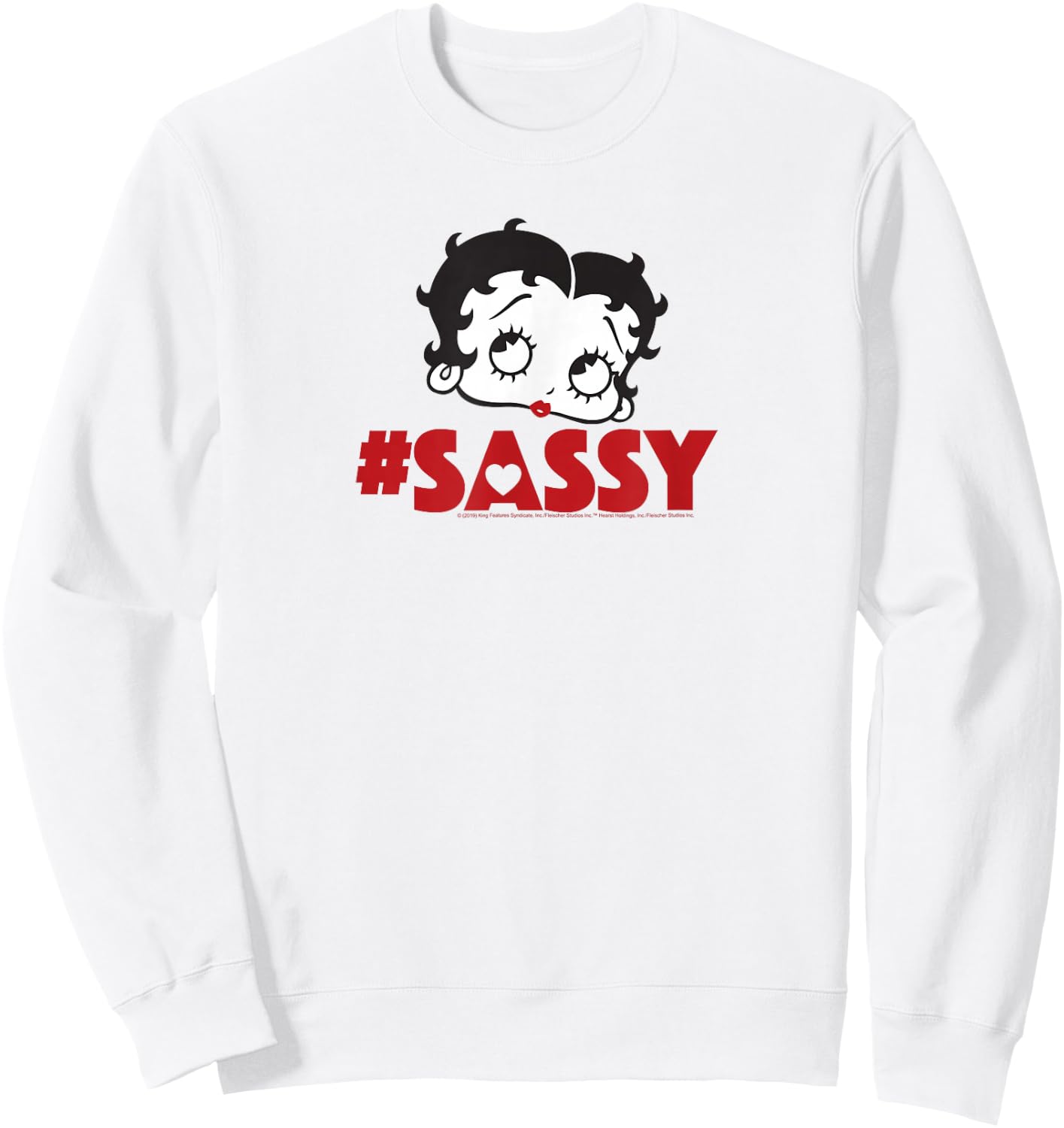 Betty Boop #Sassy Sweatshirt - Sweatshirt | White