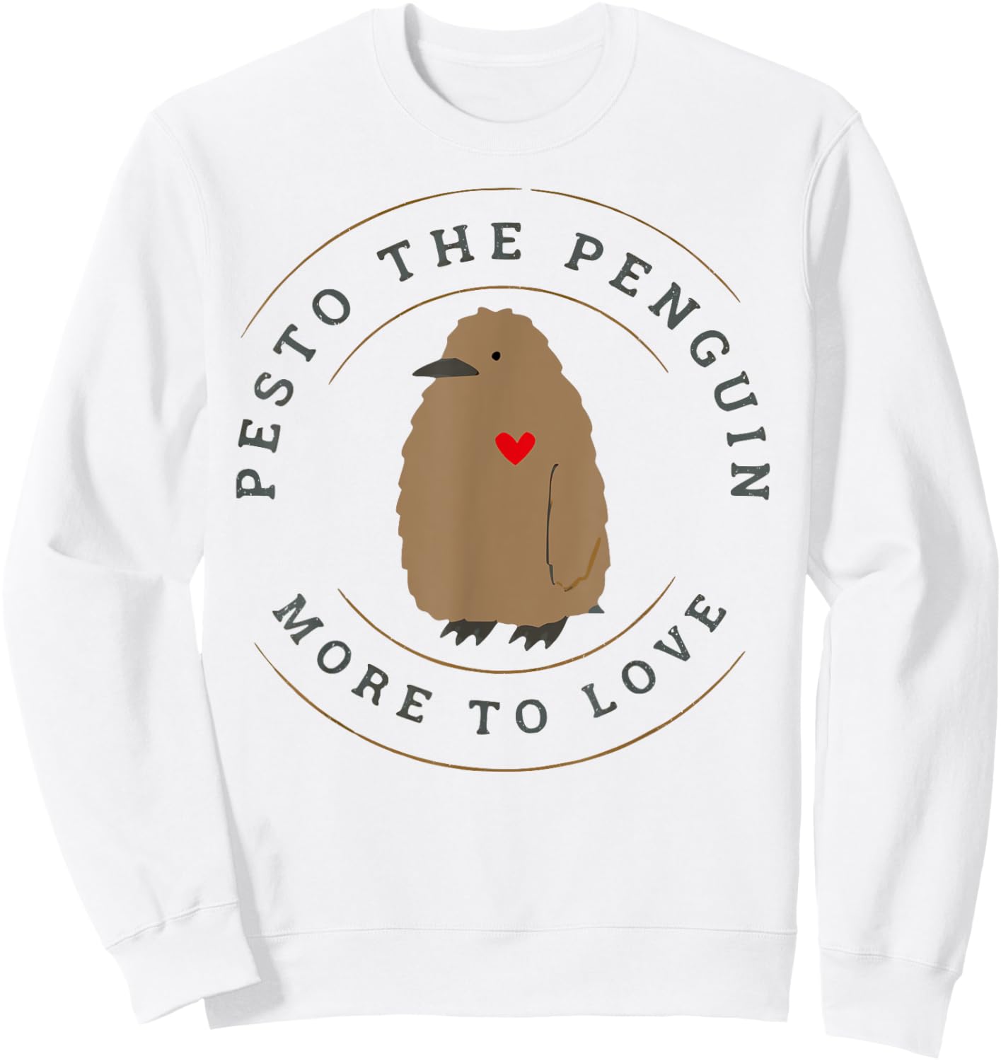 Pesto The Penguin More To Love Sweatshirt - Sweatshirt | White