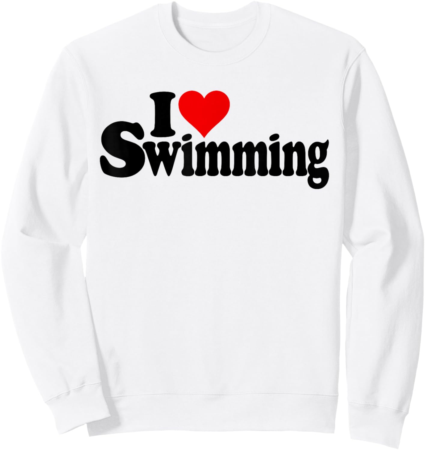 Piscine I Love Heart Sweatshirt - Sweatshirt | White