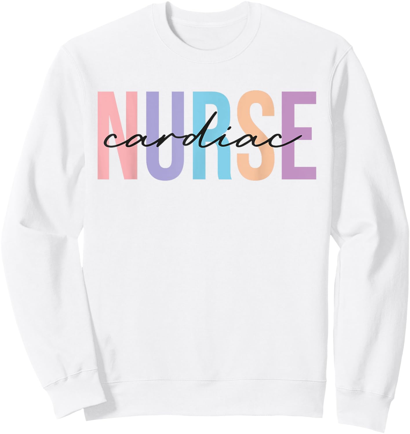 Cardiac Nurse Cardiology Nurse Appreciation nursing Sweatshirt - Sweatshirt | White