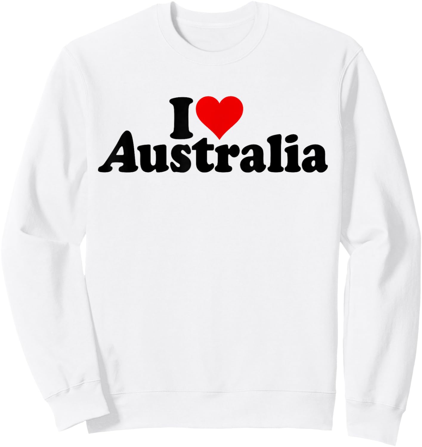 I Love Heart Australia Sweatshirt - Sweatshirt | White