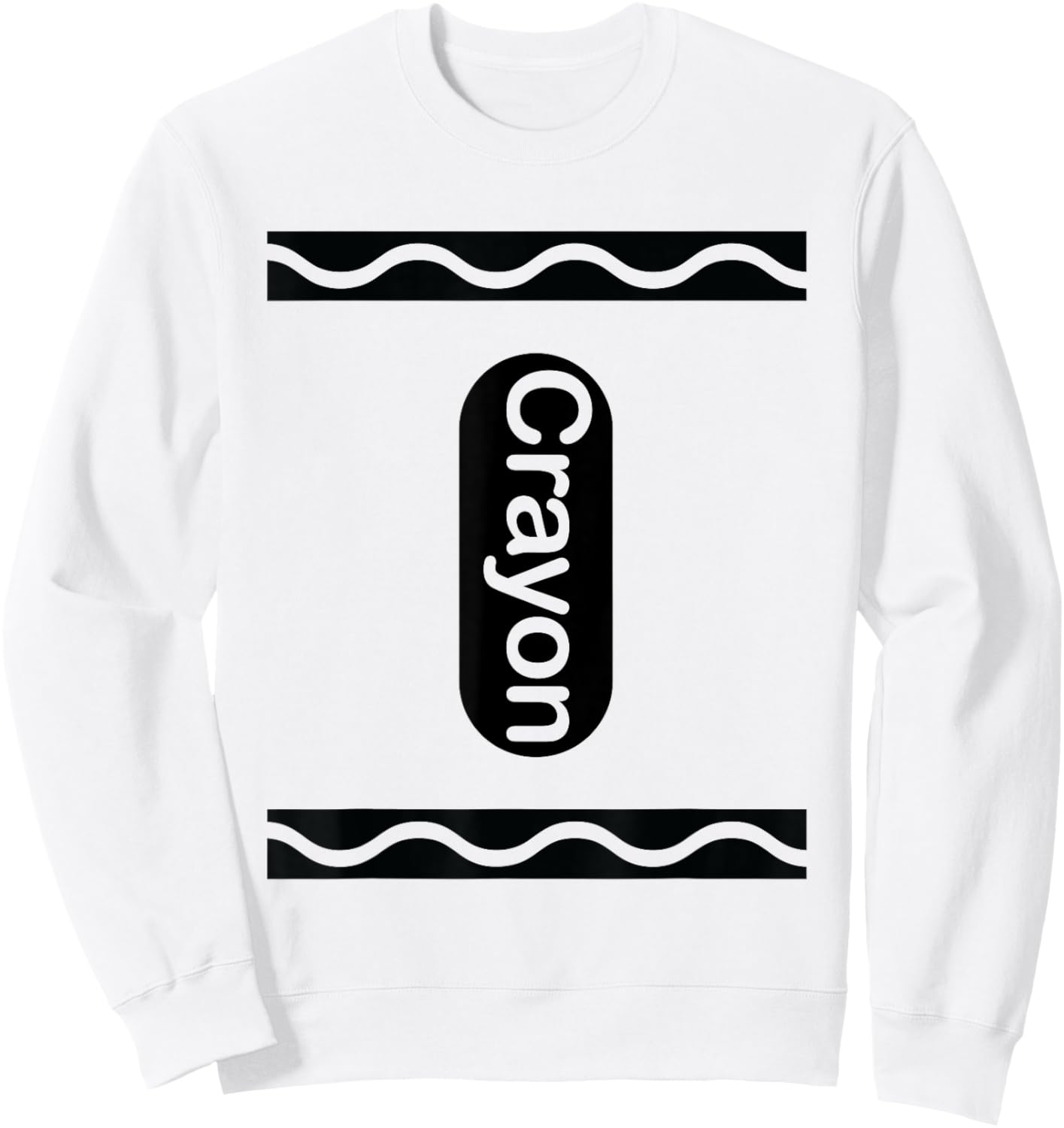 Crayon Halloween Costumes Sweatshirt - Sweatshirt | White