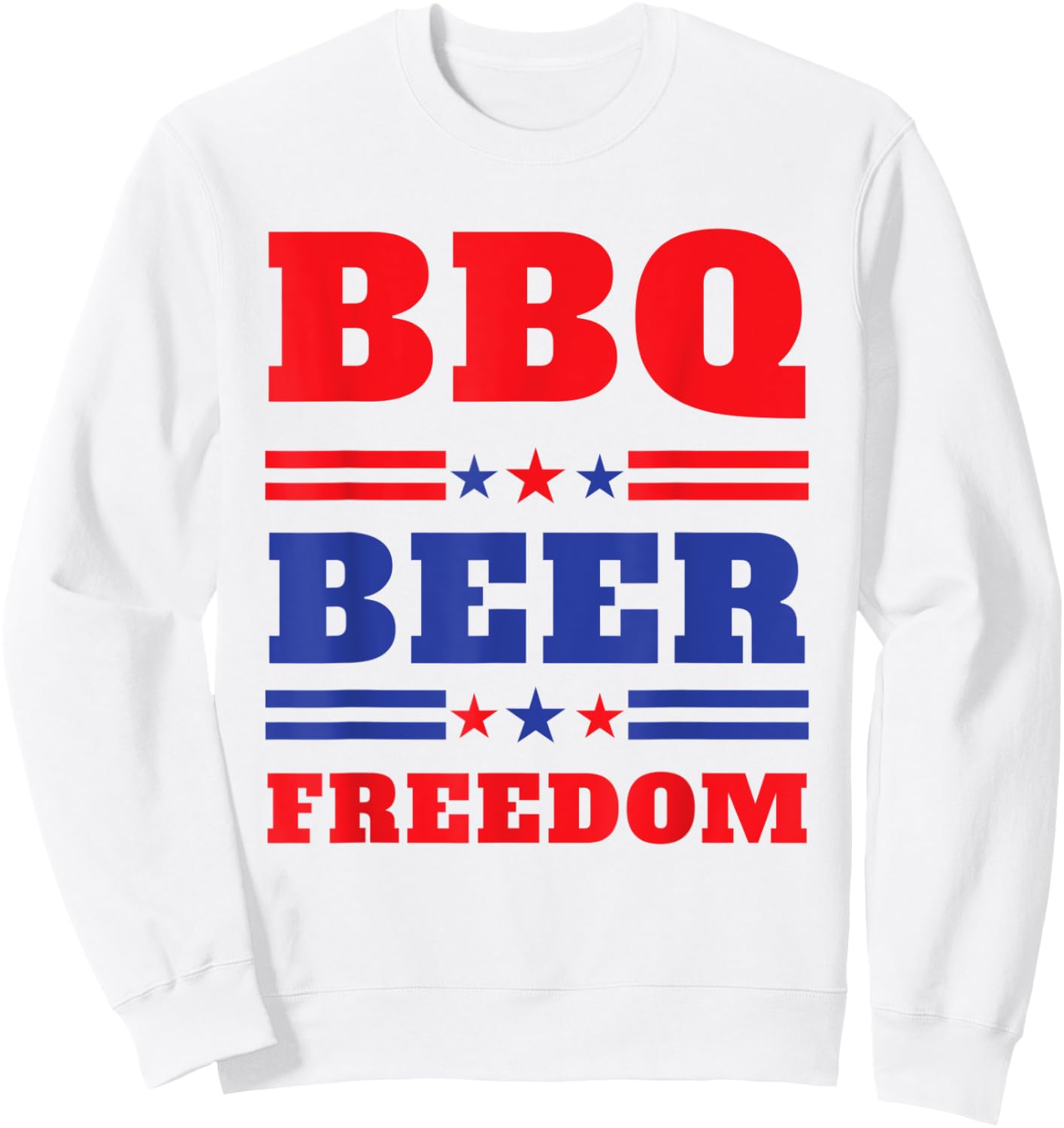BBQ Beer Freedom 2020 Proud Men Sweatshirt - Sweatshirt | White