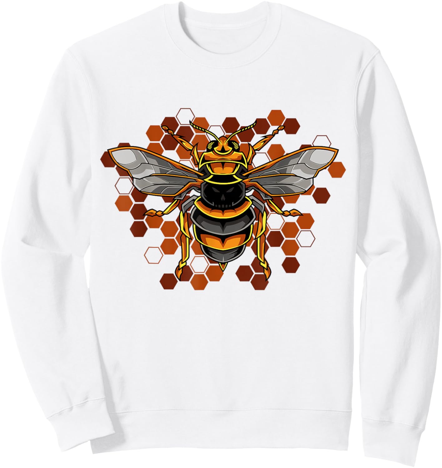 Bee Keeper Shirt Honeycomb Honey Vintage Beekeeping Sweatshirt - Sweatshirt | White