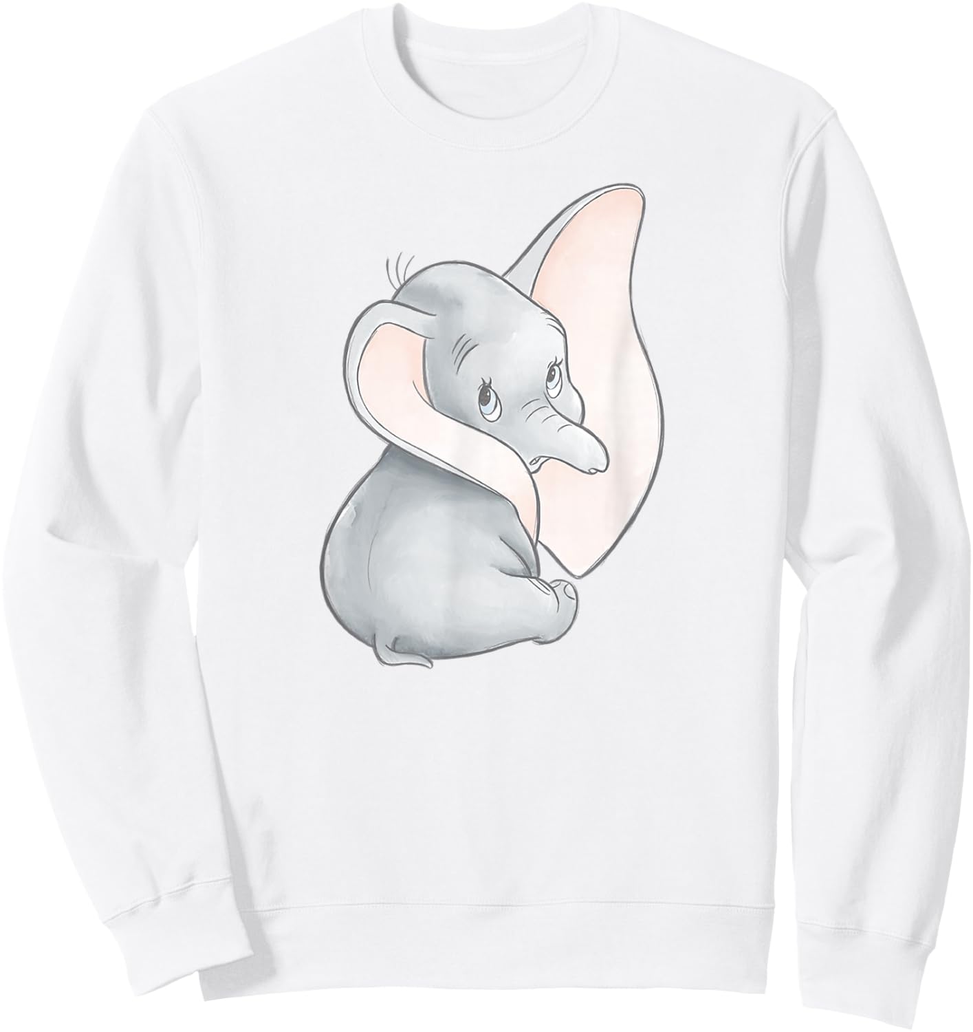 Dumbo - Ear Turn Dumbo Sweatshirt - Sweatshirt | White