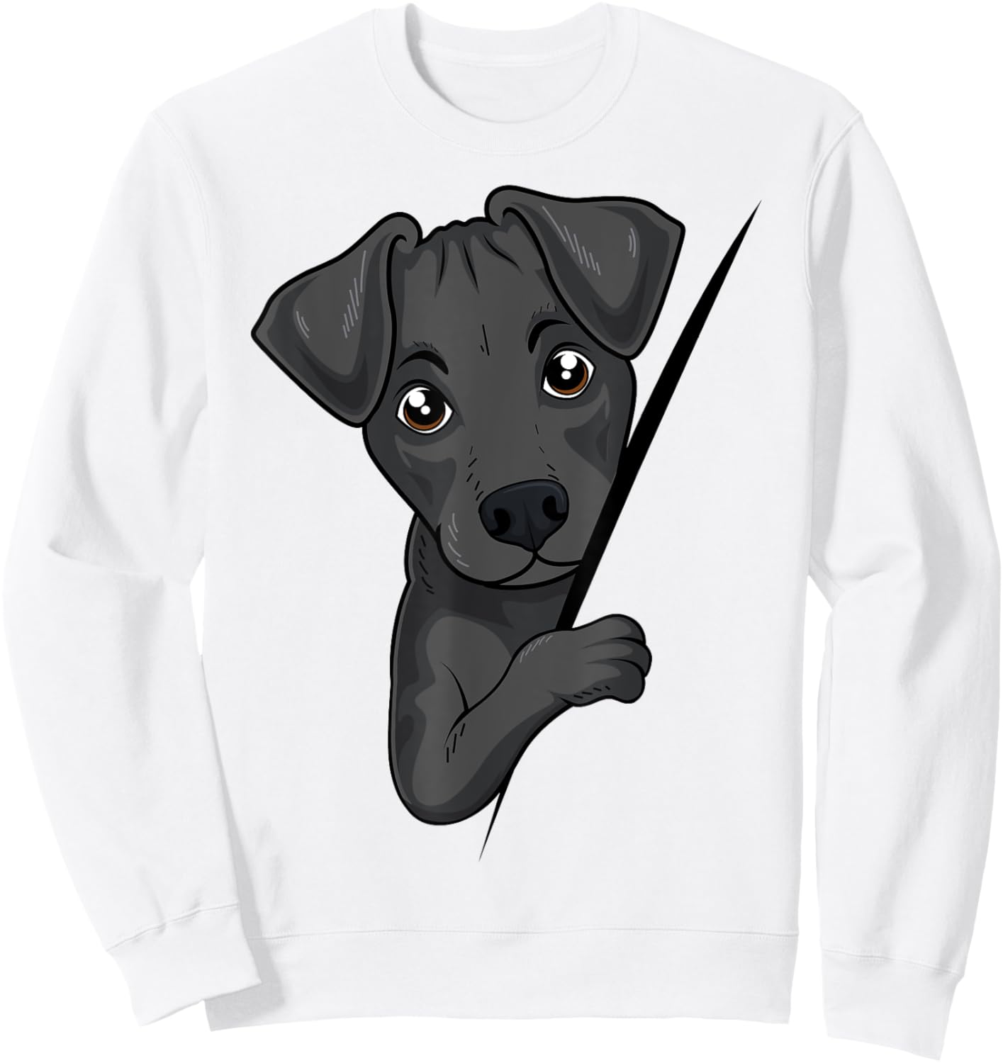 Patterdale Terrier Sweatshirt - Sweatshirt | White