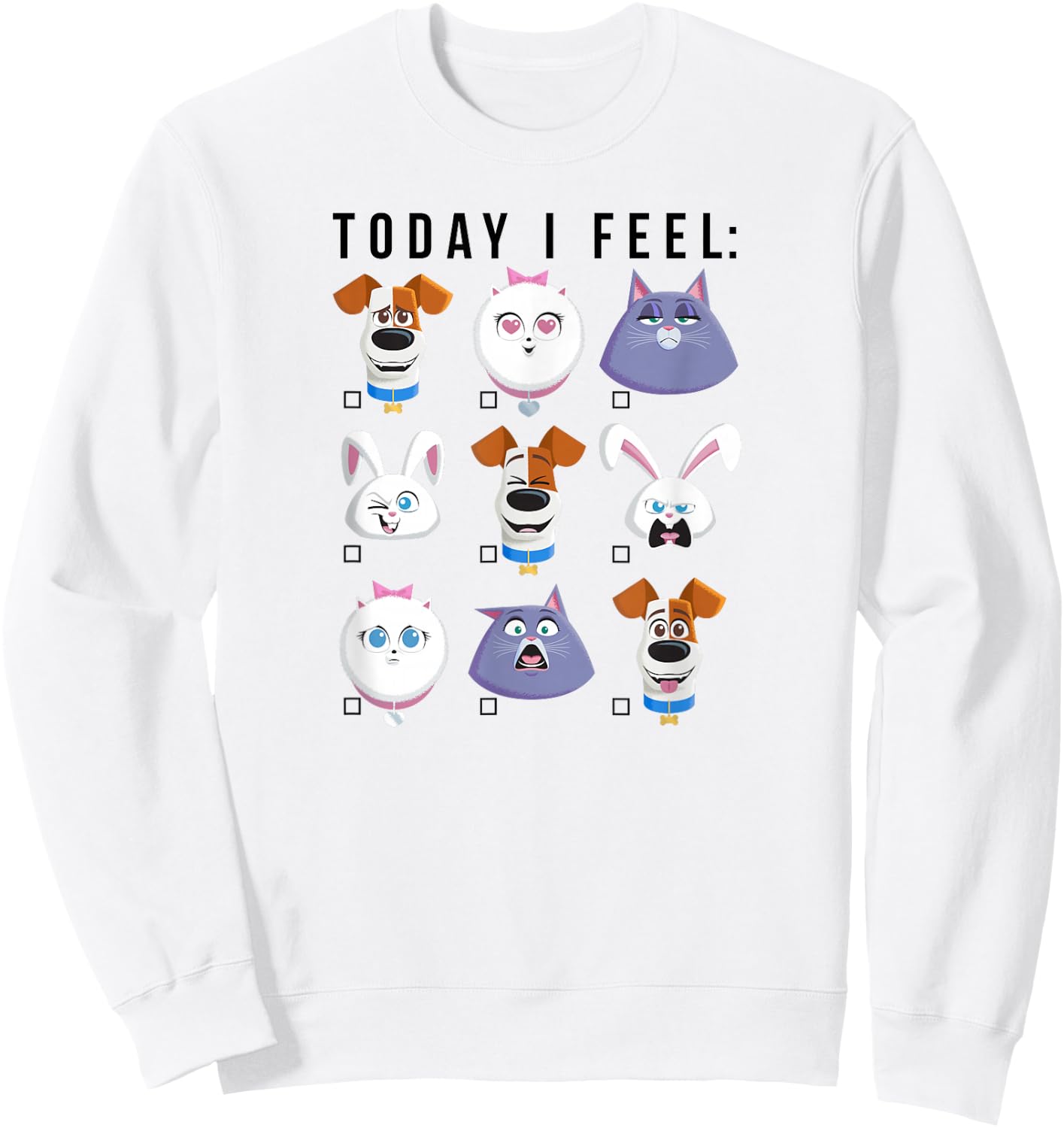 Pets 2 Heute fühlen ich Sweatshirt - Sweatshirt | White