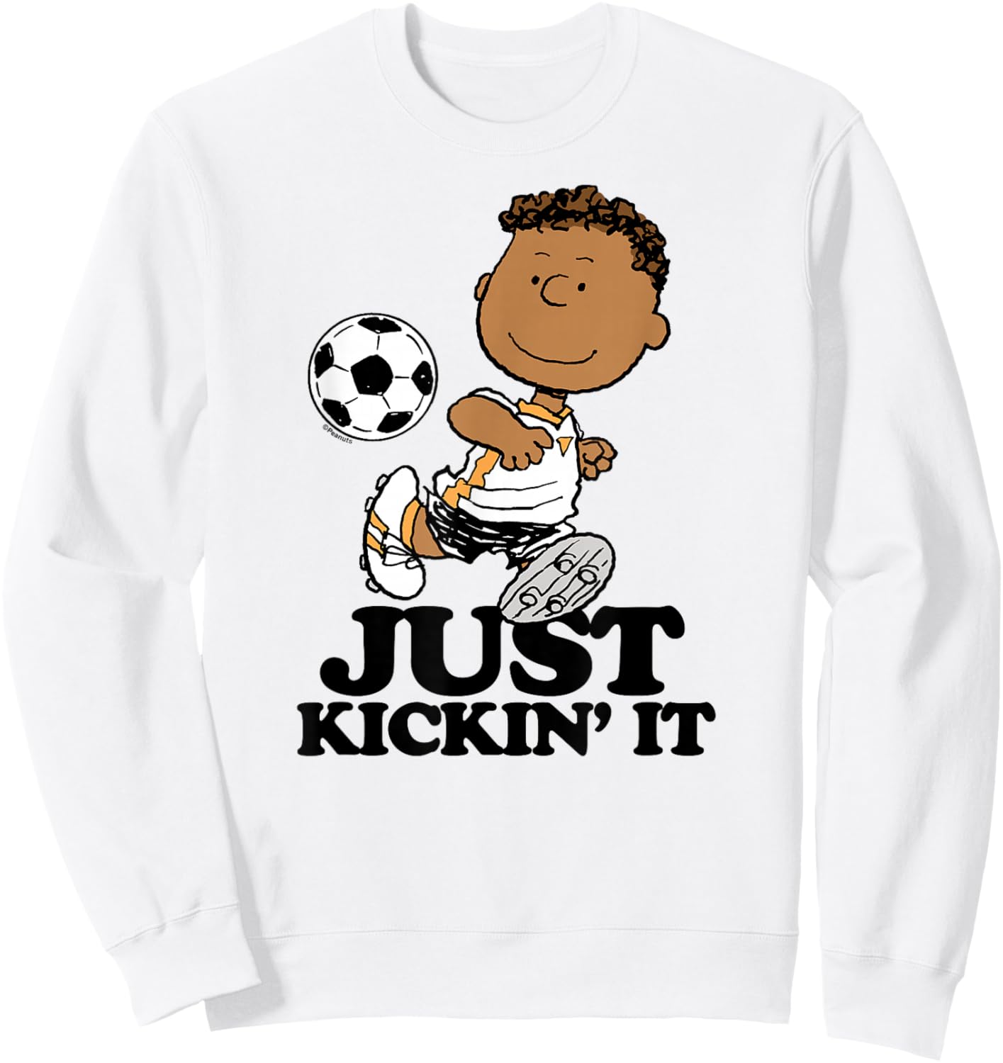 Peanuts - Franklin Soccer Just Kickin It Sweatshirt - Sweatshirt | White