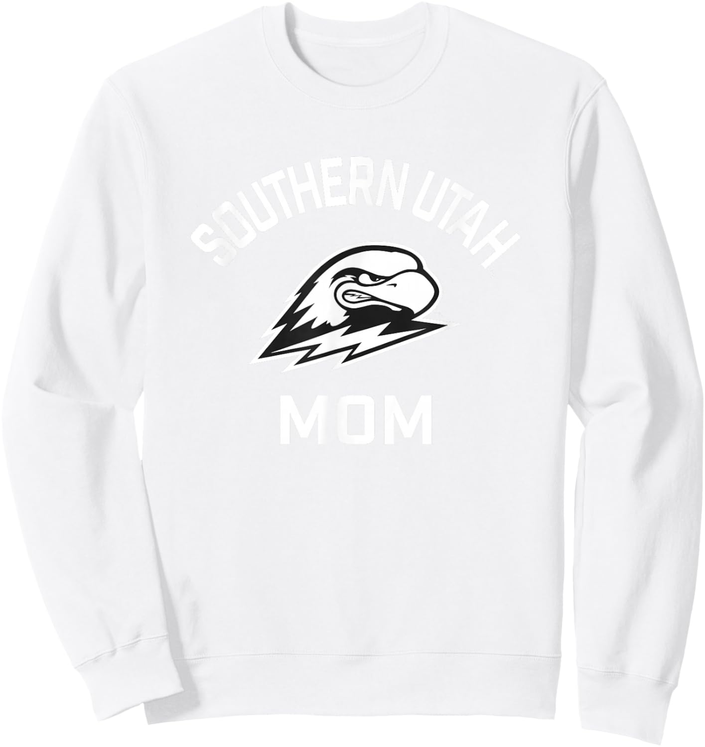 Southern Utah University Thunderbirds Arched Mom Sweatshirt - Sweatshirt | White