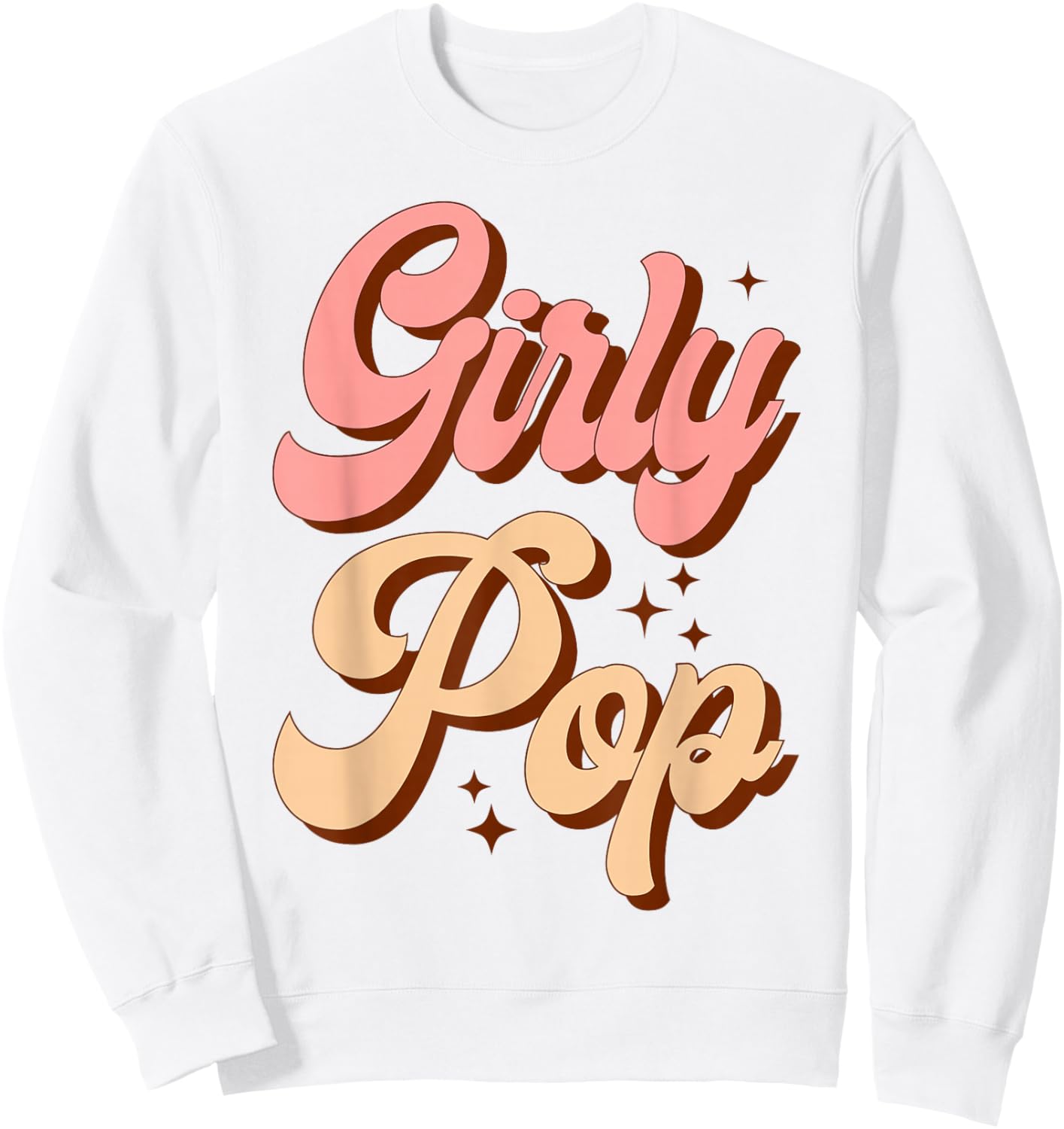 Girly Pop, Trendy Slaying Queen Sweatshirt - Sweatshirt | White