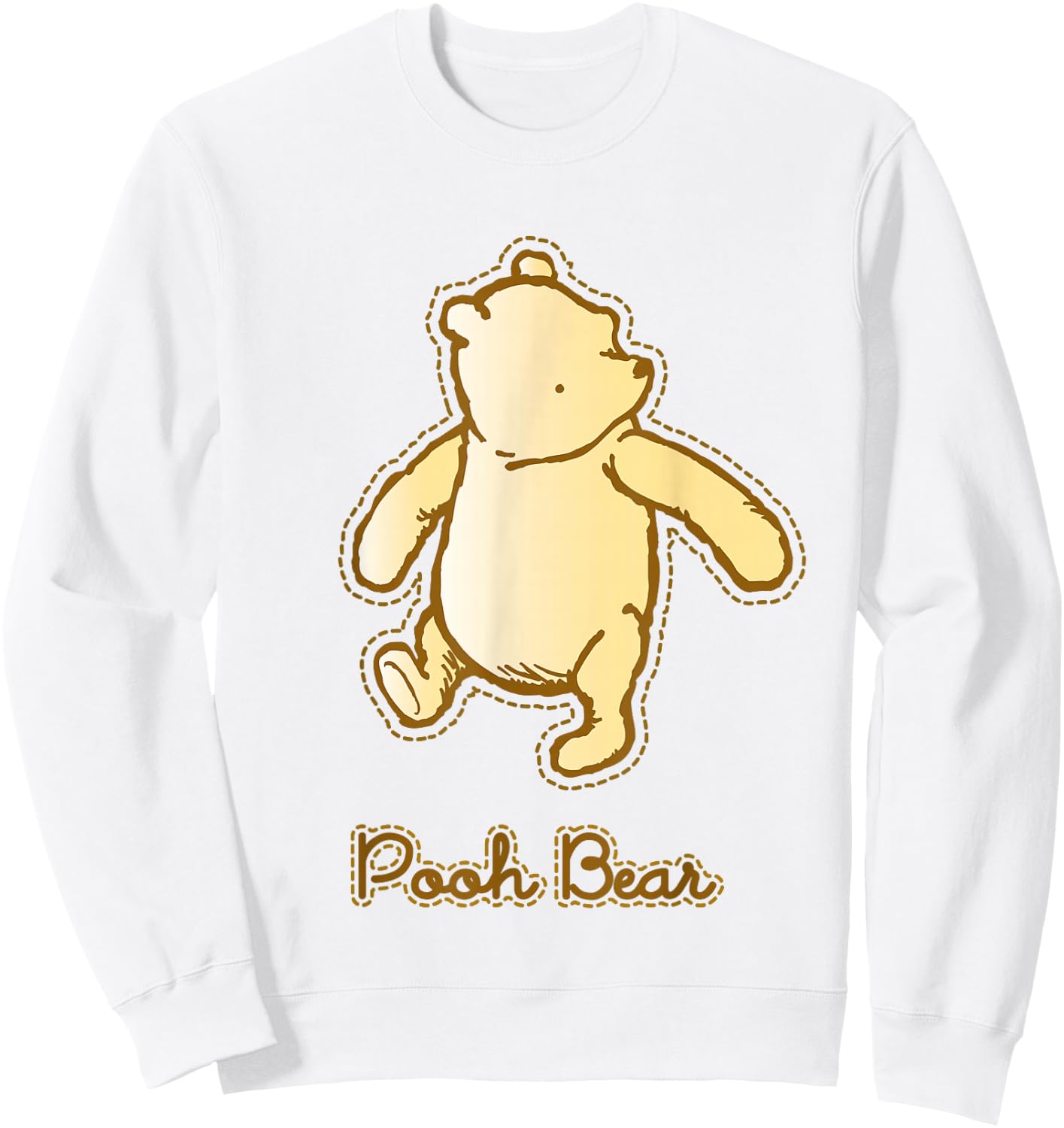 Disney Winnie the Pooh Classic Pooh Center Icon Sweatshirt - Sweatshirt | White