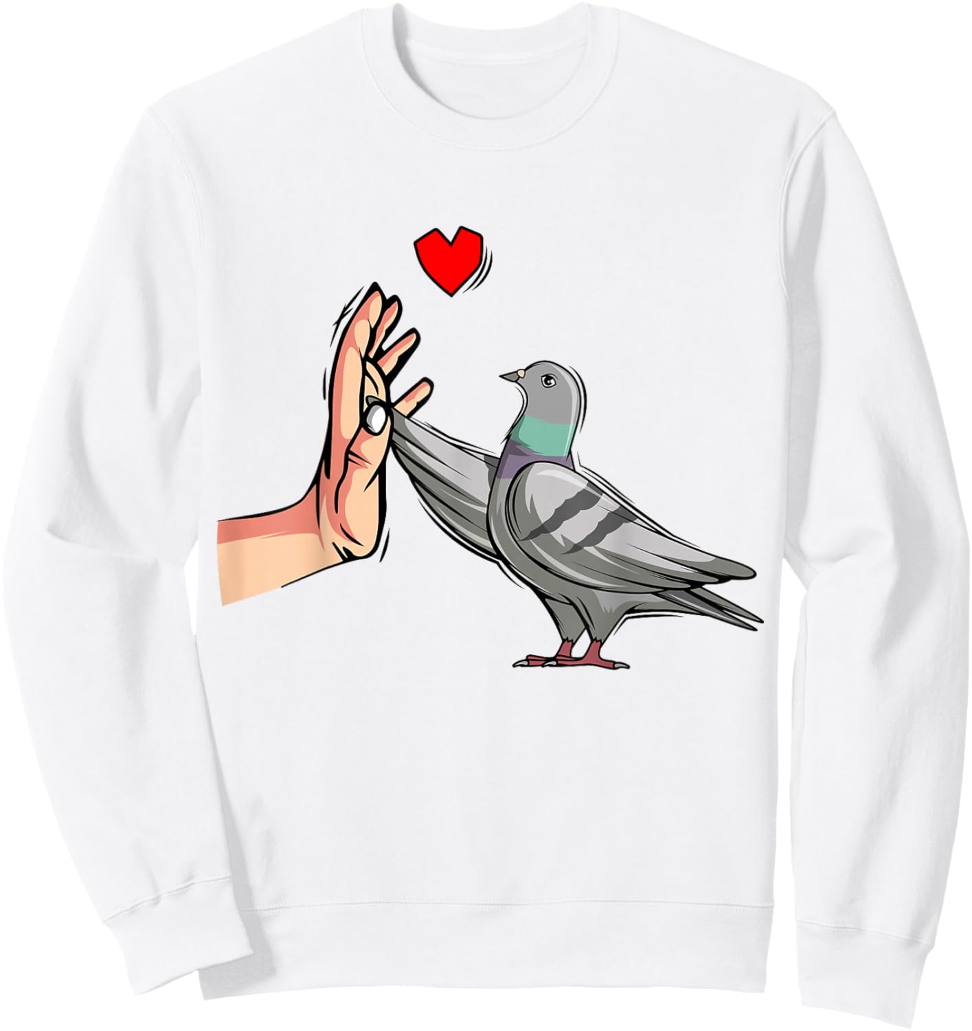 Pigeon Lover Men Women Kids Sweatshirt - Sweatshirt | White