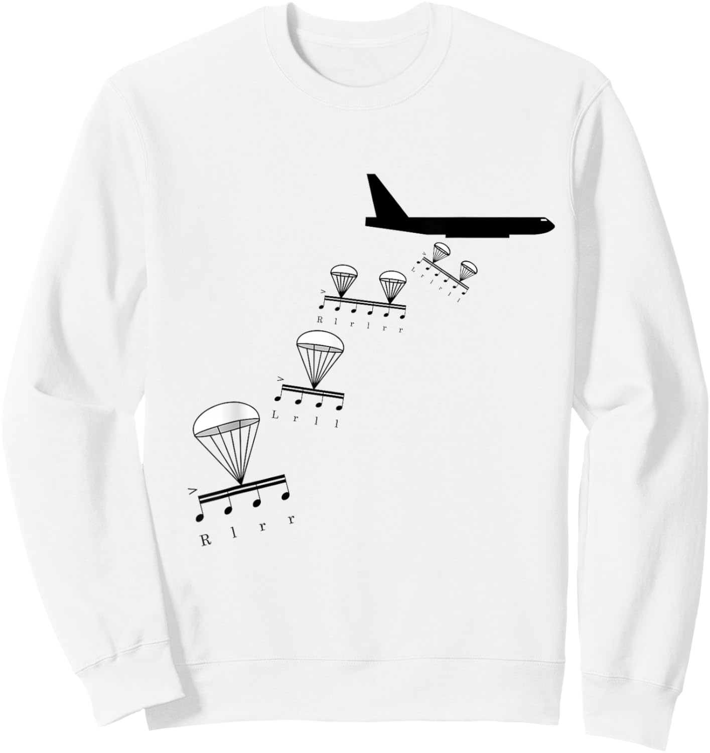 Paradiddles Sweatshirt - Sweatshirt | White