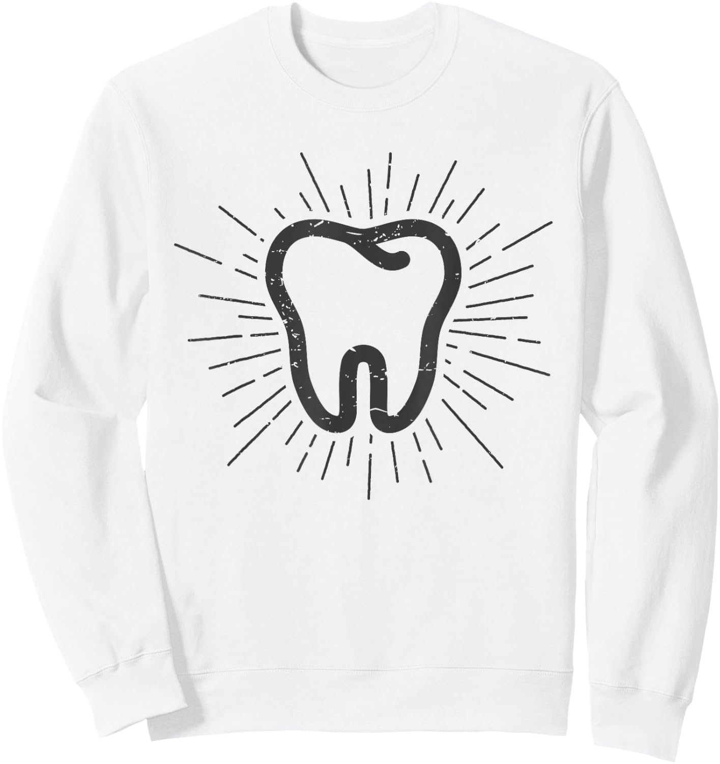 Tooth Dentist Hygienist Dental Oral Hygiene Gift Sweatshirt - Sweatshirt | White