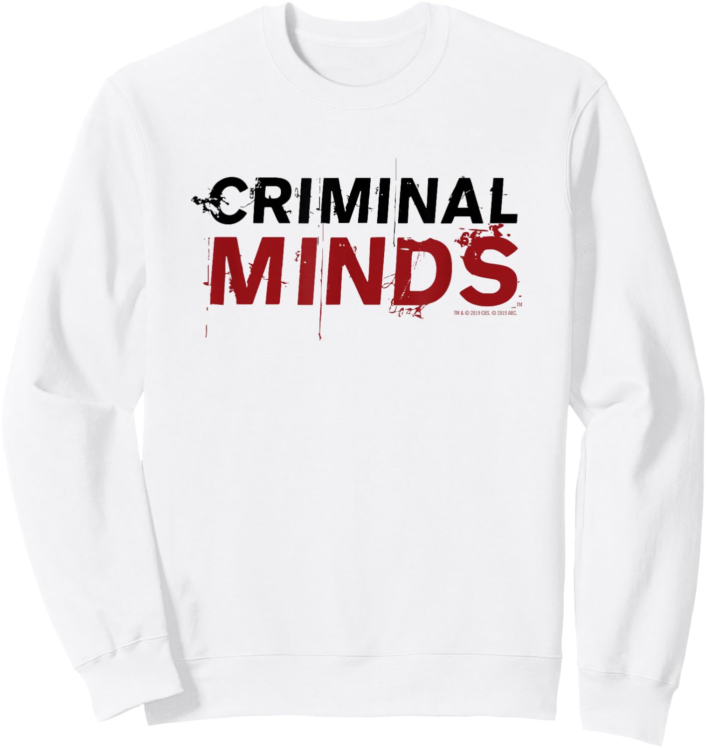 Criminal Minds Logo Sweatshirt - Sweatshirt | White