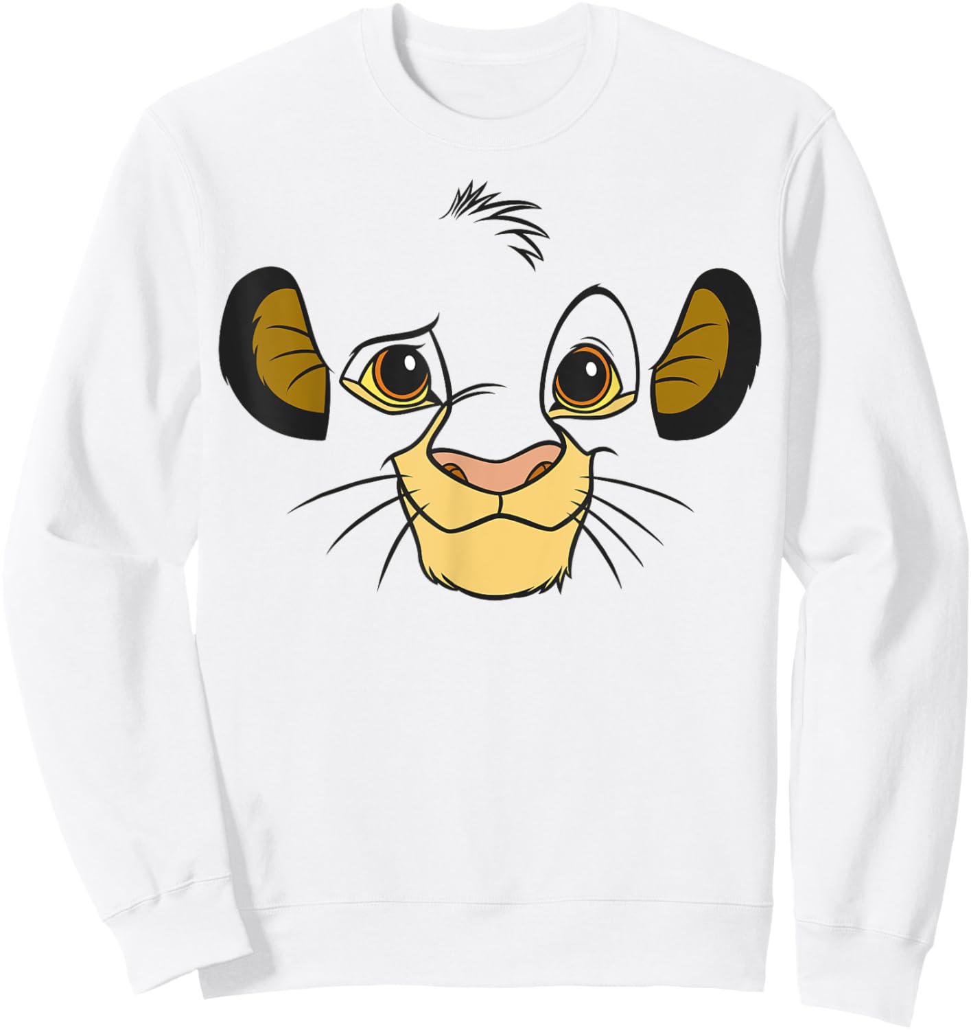 Disney Halloween Lion King Simba Graphic Sweatshirt - Sweatshirt | White