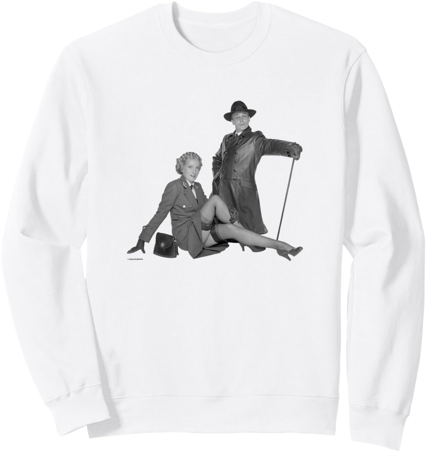 Kim Hartman Richard Gibson 'Allo 'Allo By Allan Ballard Sweatshirt - Sweatshirt | White