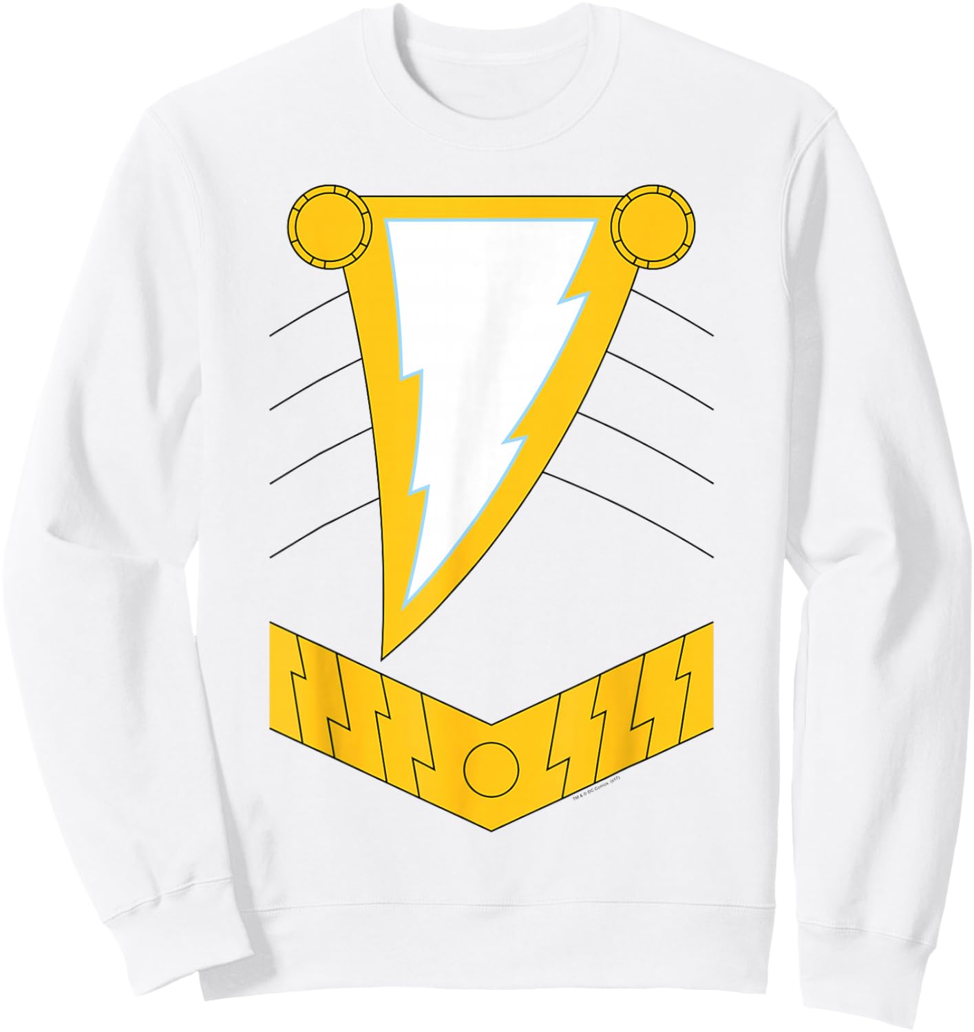 Shazam! Uniform Halloween Costume Sweatshirt - Sweatshirt | White