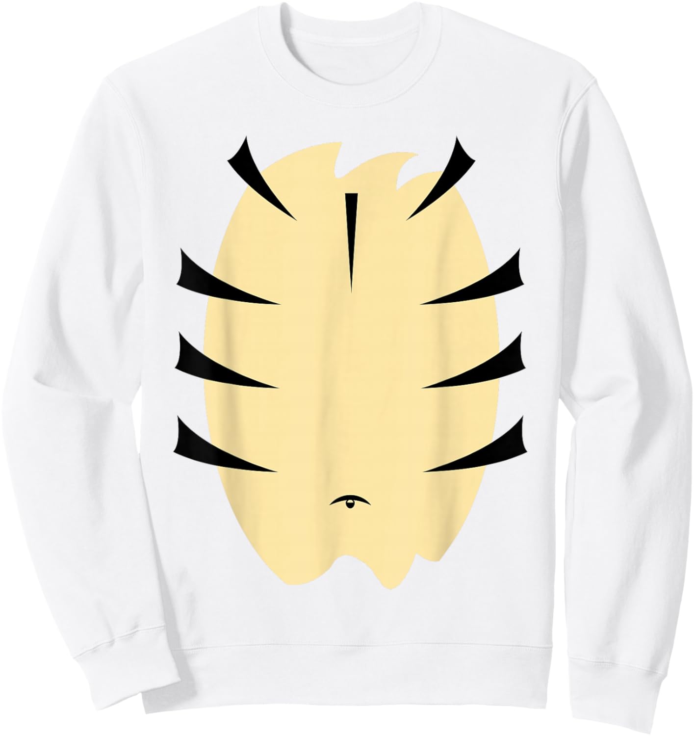 Striped Tiger Halloween Costume Party Easy DIY Animal Sweatshirt - Sweatshirt | White