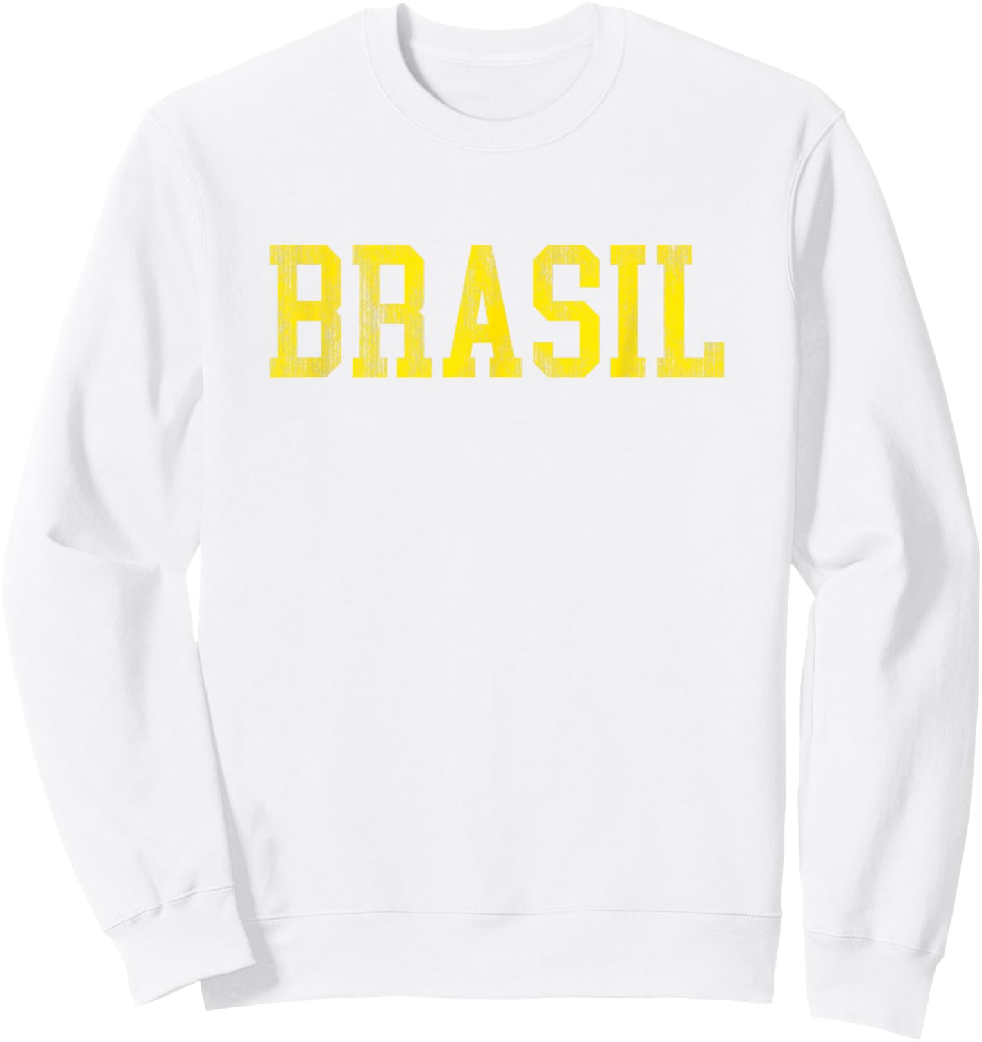 Vintage Brasil Souvenir Retro Brazil Brazilian Throwback Sweatshirt - Sweatshirt | White